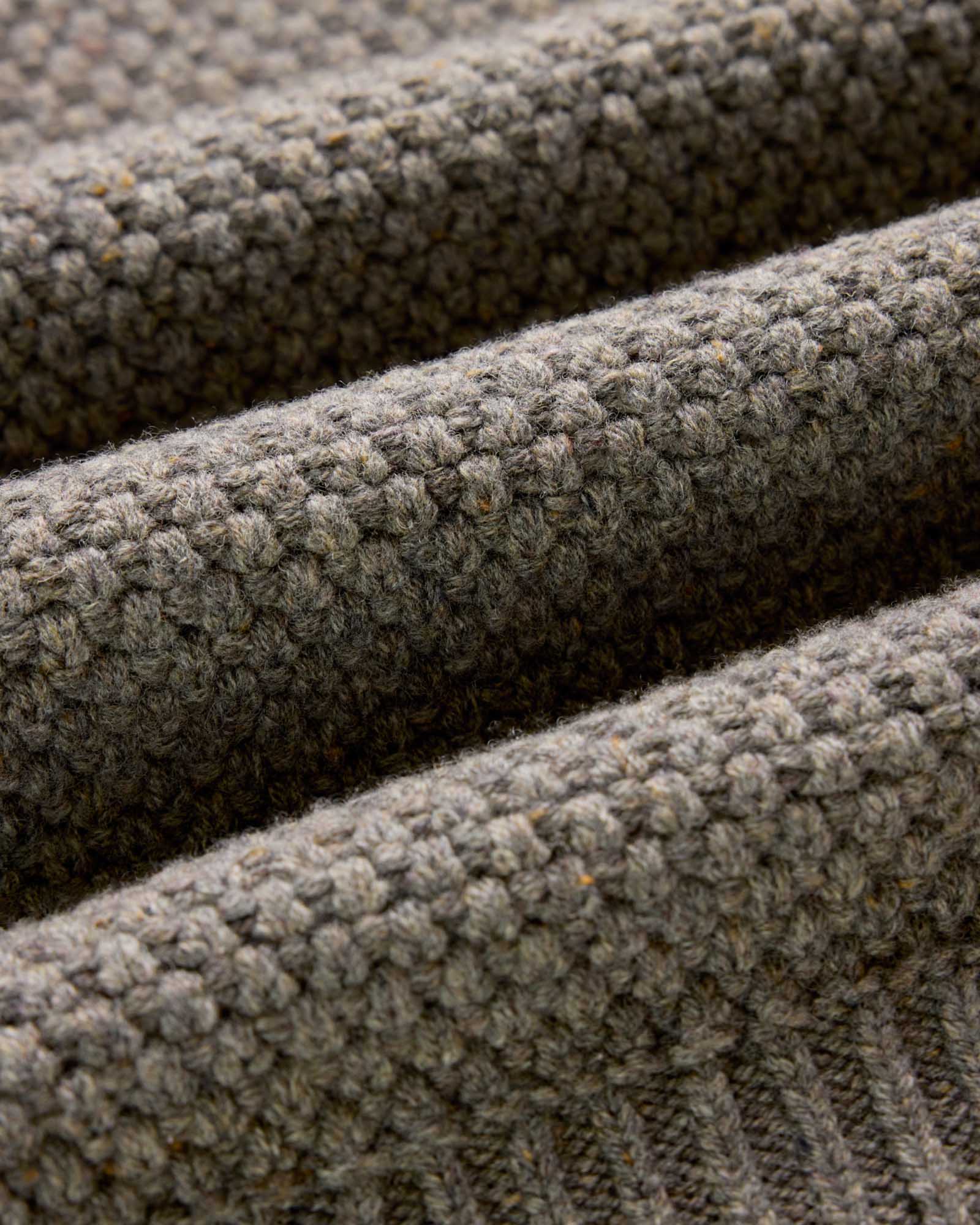 The Fisherman Sweater in Merino Taupe