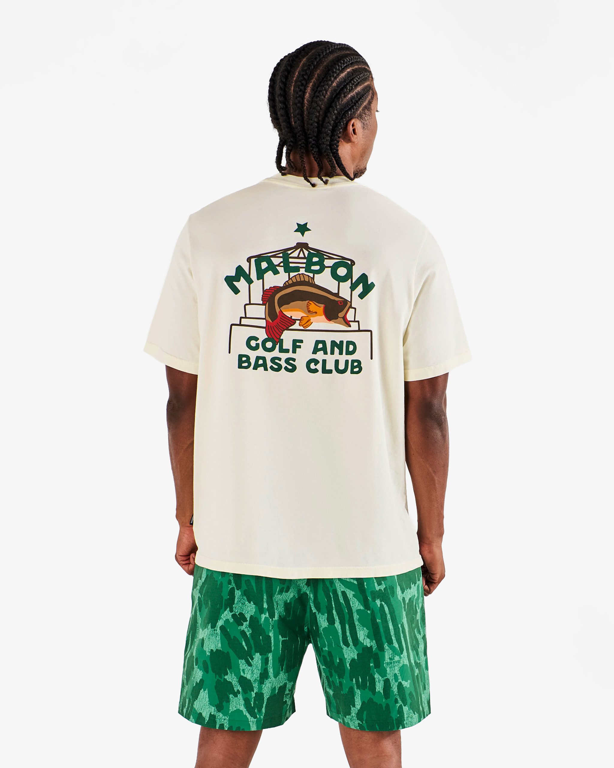Vista Bass Club Tee Ivory