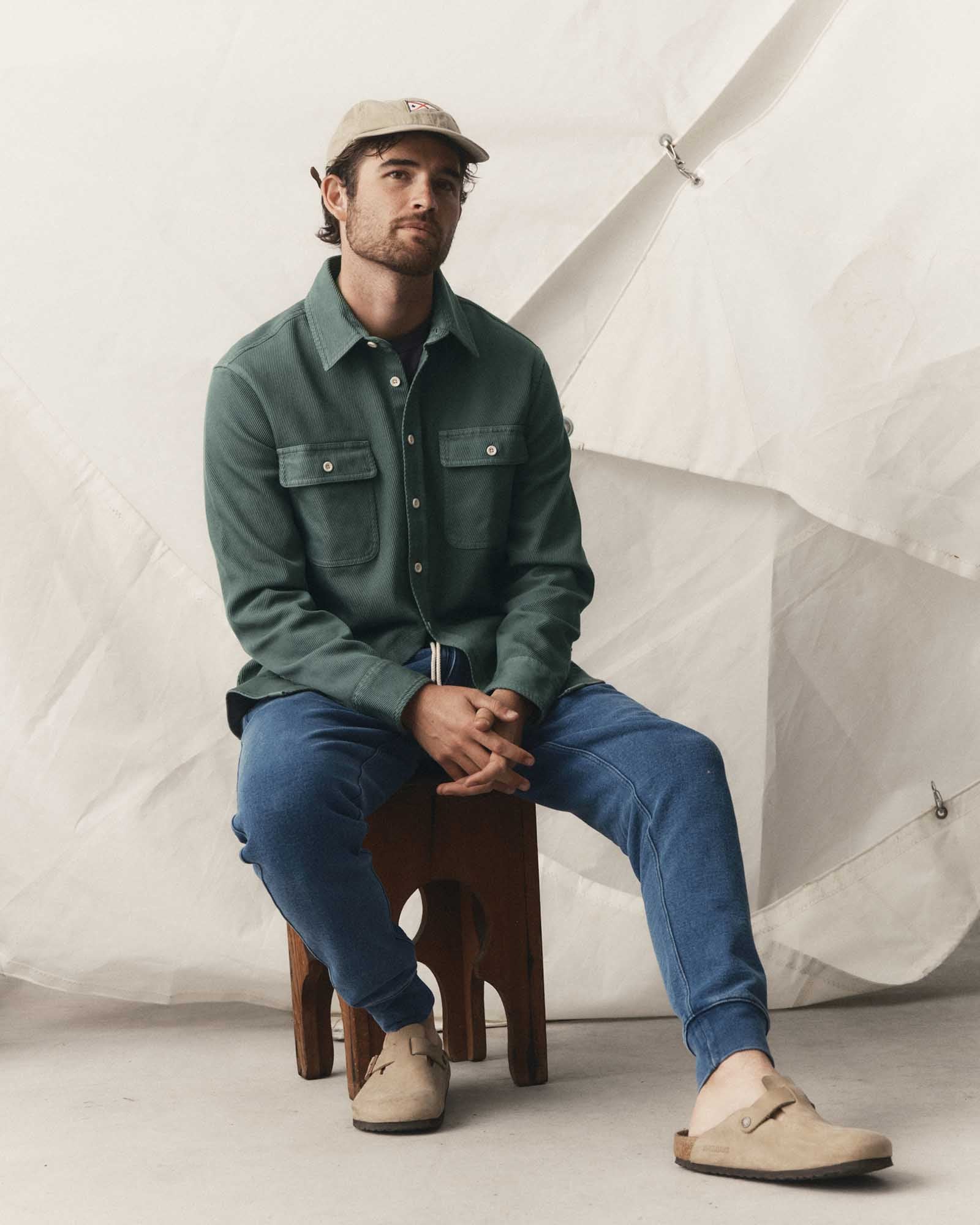The Ledge Twill Shirt Deep Sea