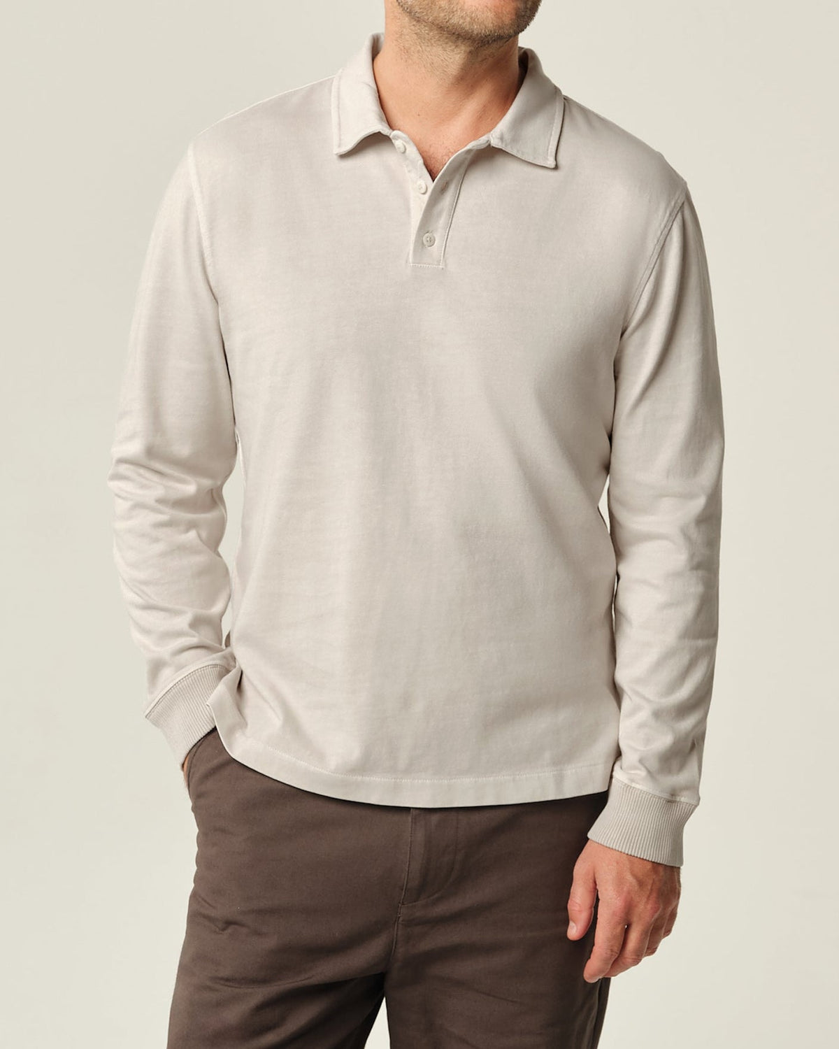 Caza Rugby Polo Cream