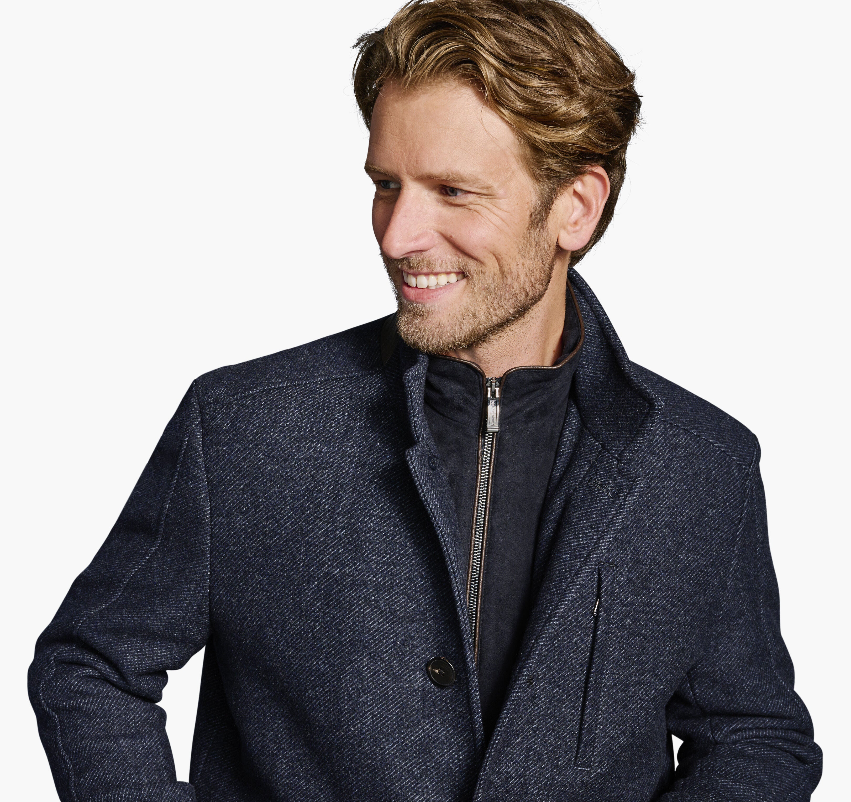 Upton Car Coat Charcoal