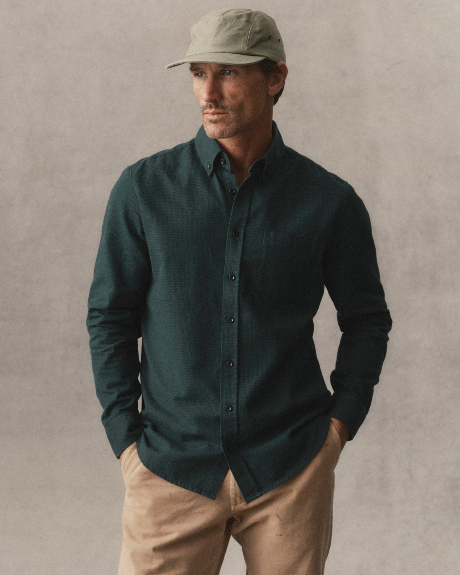 The Jack Houndstooth Shirt Spruce