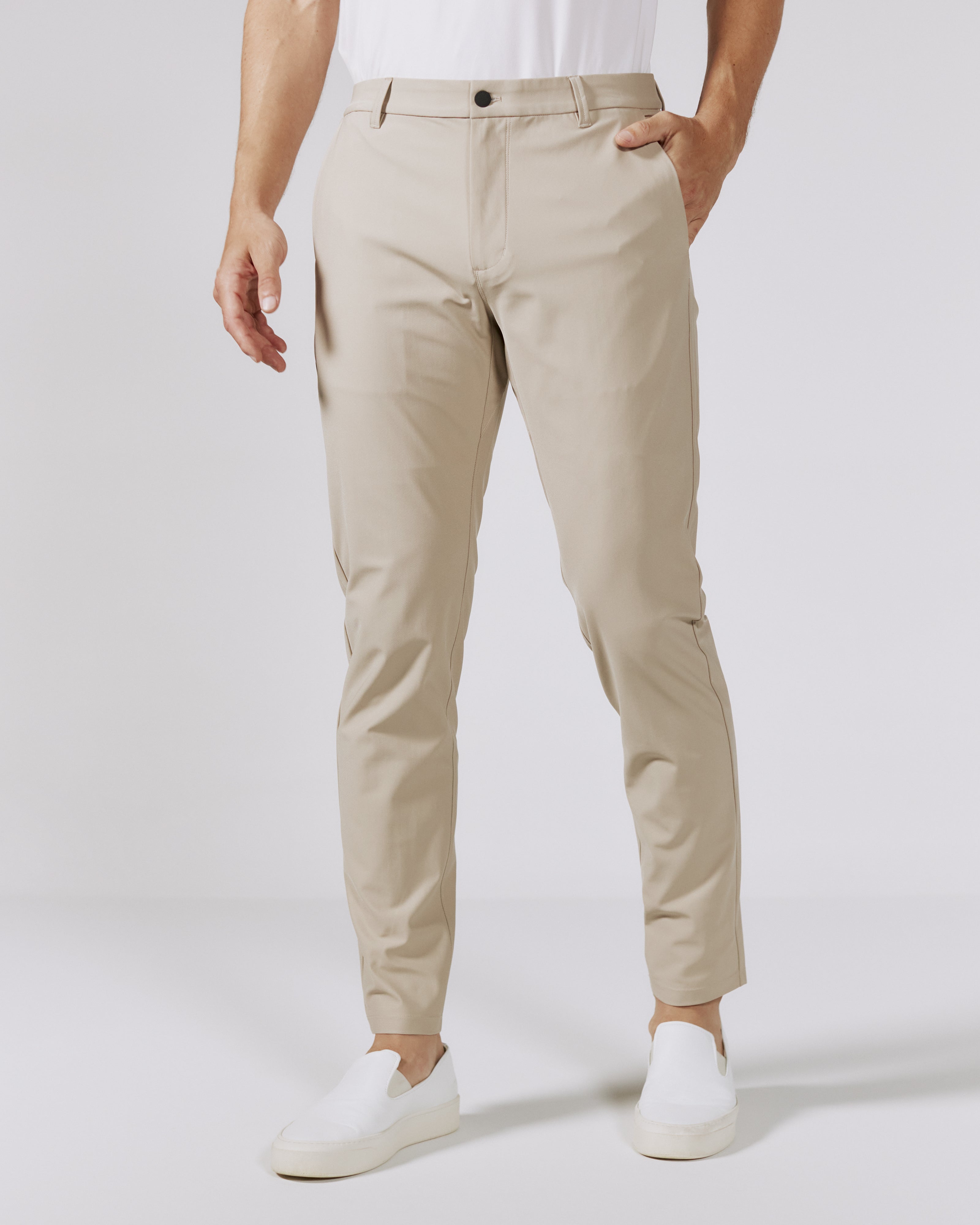Infinity Athletic Fit Chino Pant Khaki