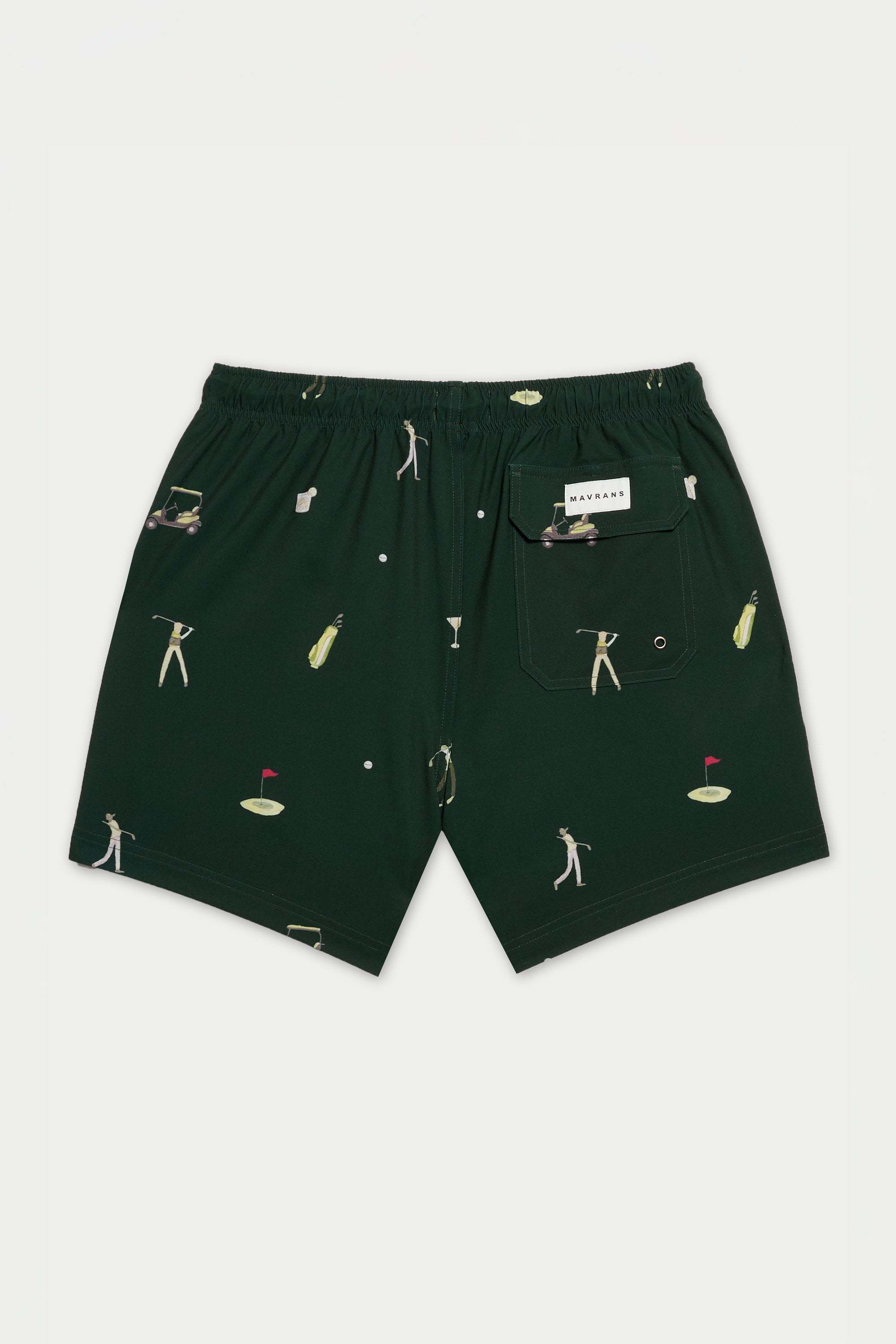 Fun and Games Swim Short Green