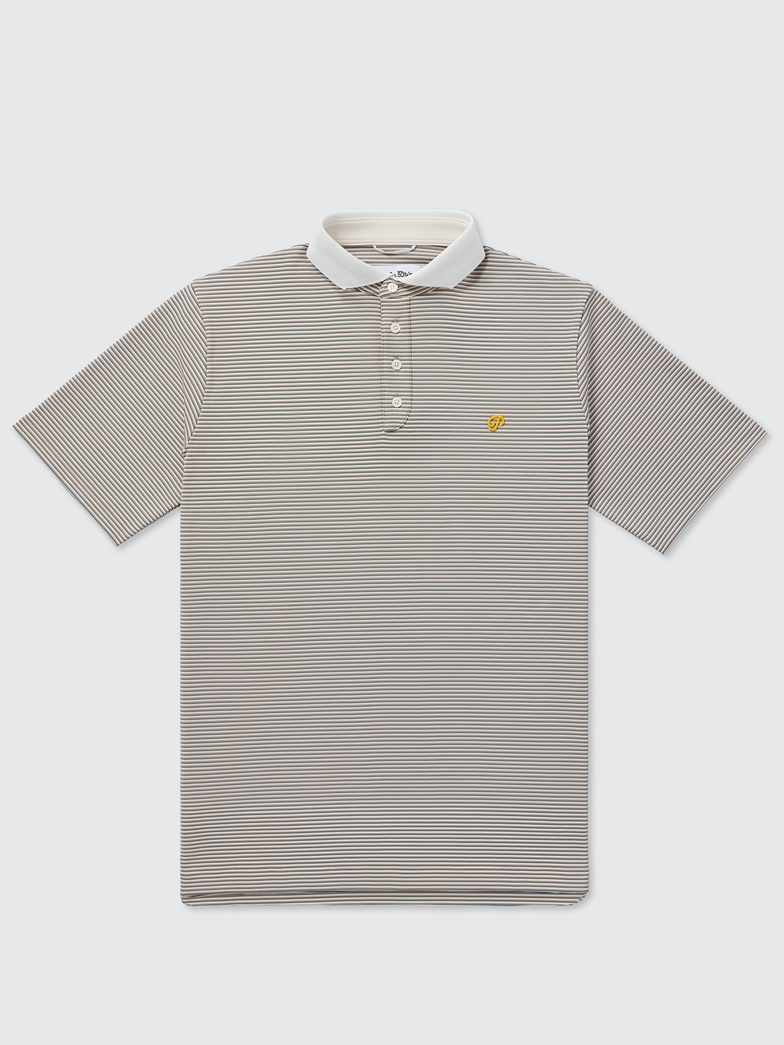 Public Athlete Stripe Polo Navy/Cream