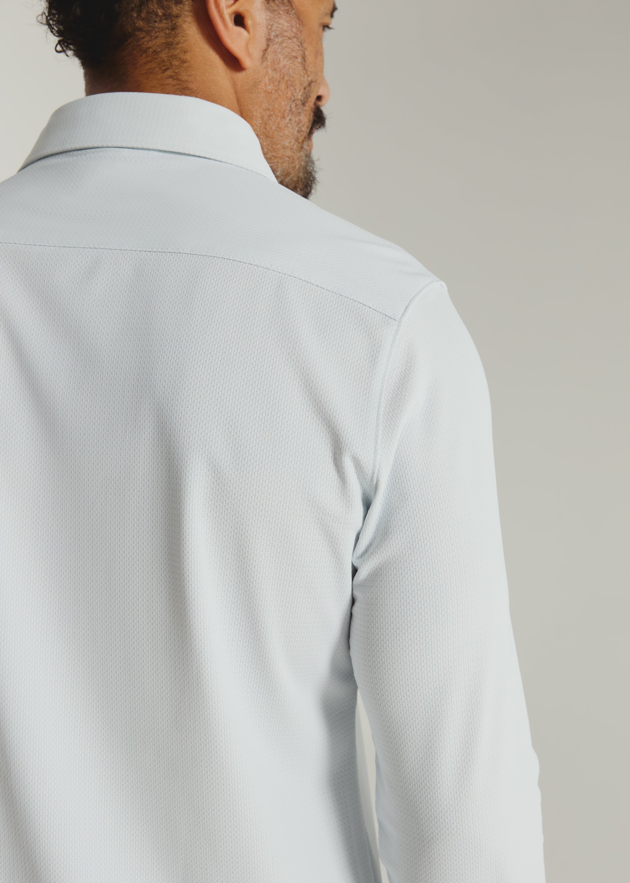 Aldridge Long Sleeve Shirt Ice Blue