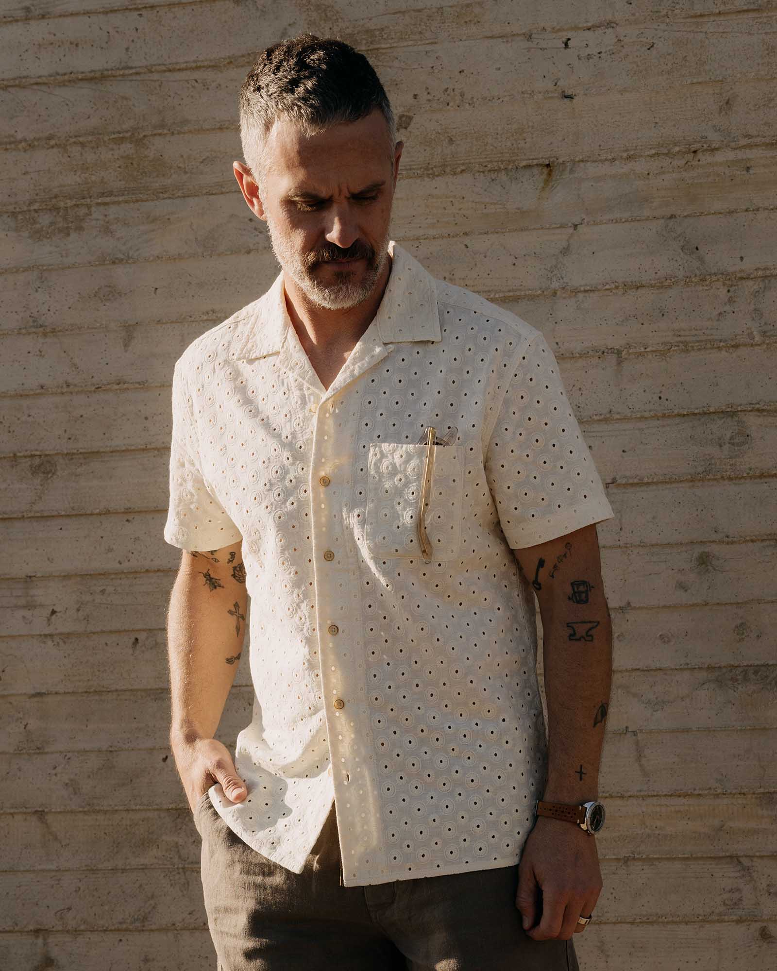 The Short Sleeve Hawthorne Shirt Vintage White