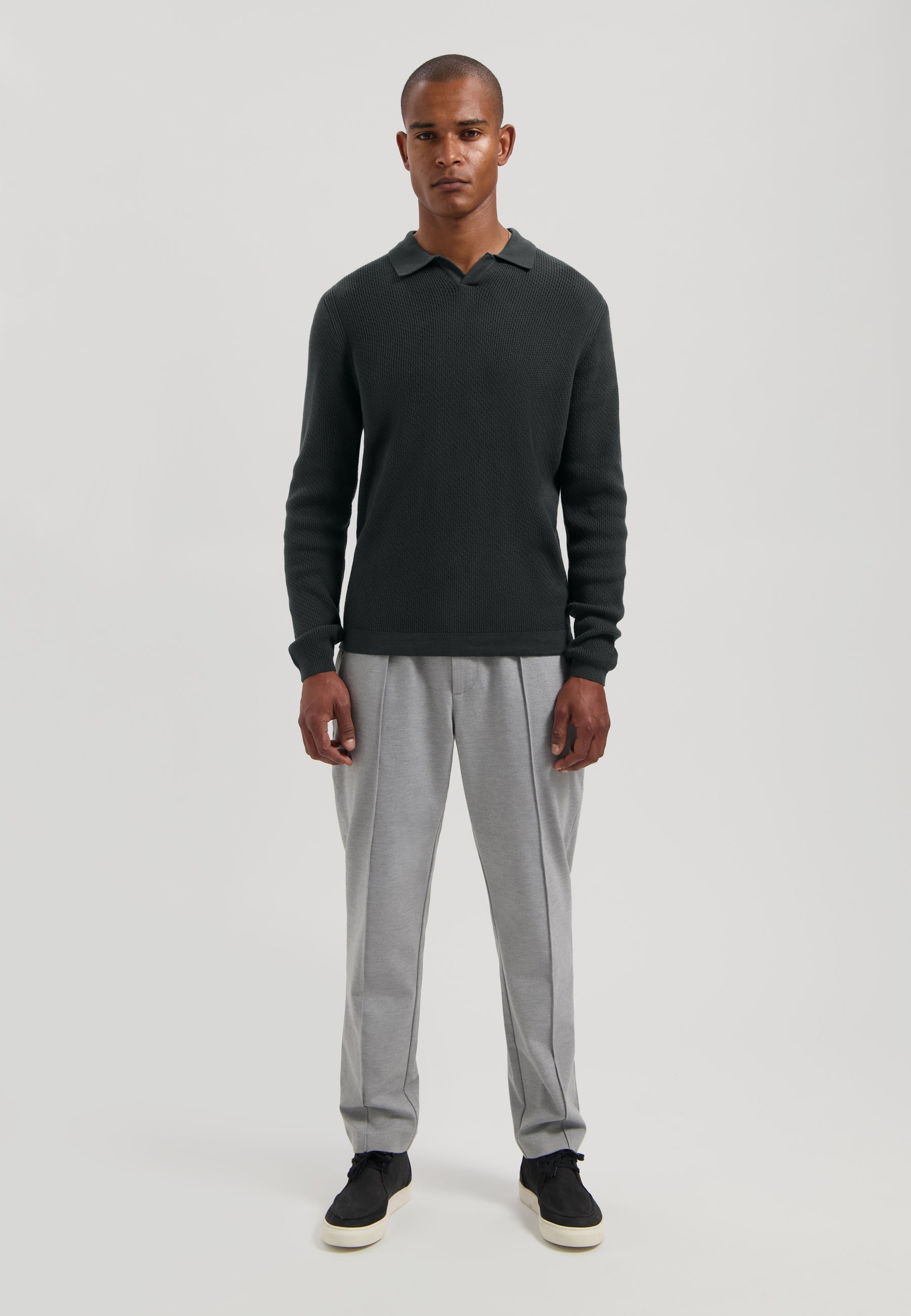 Kostas Longsleeve Polo Forest River