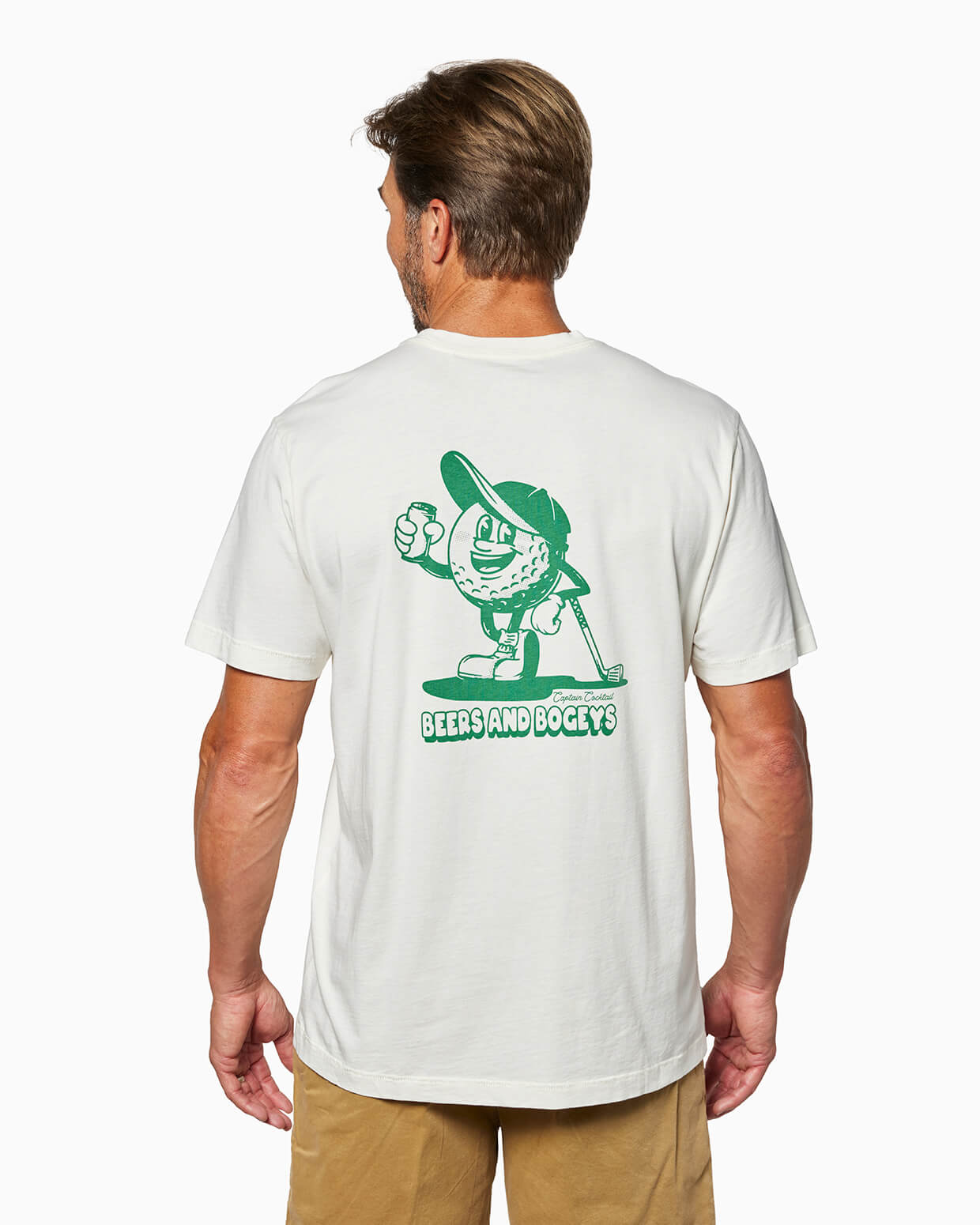 Beer and Bogeys Tee Natural