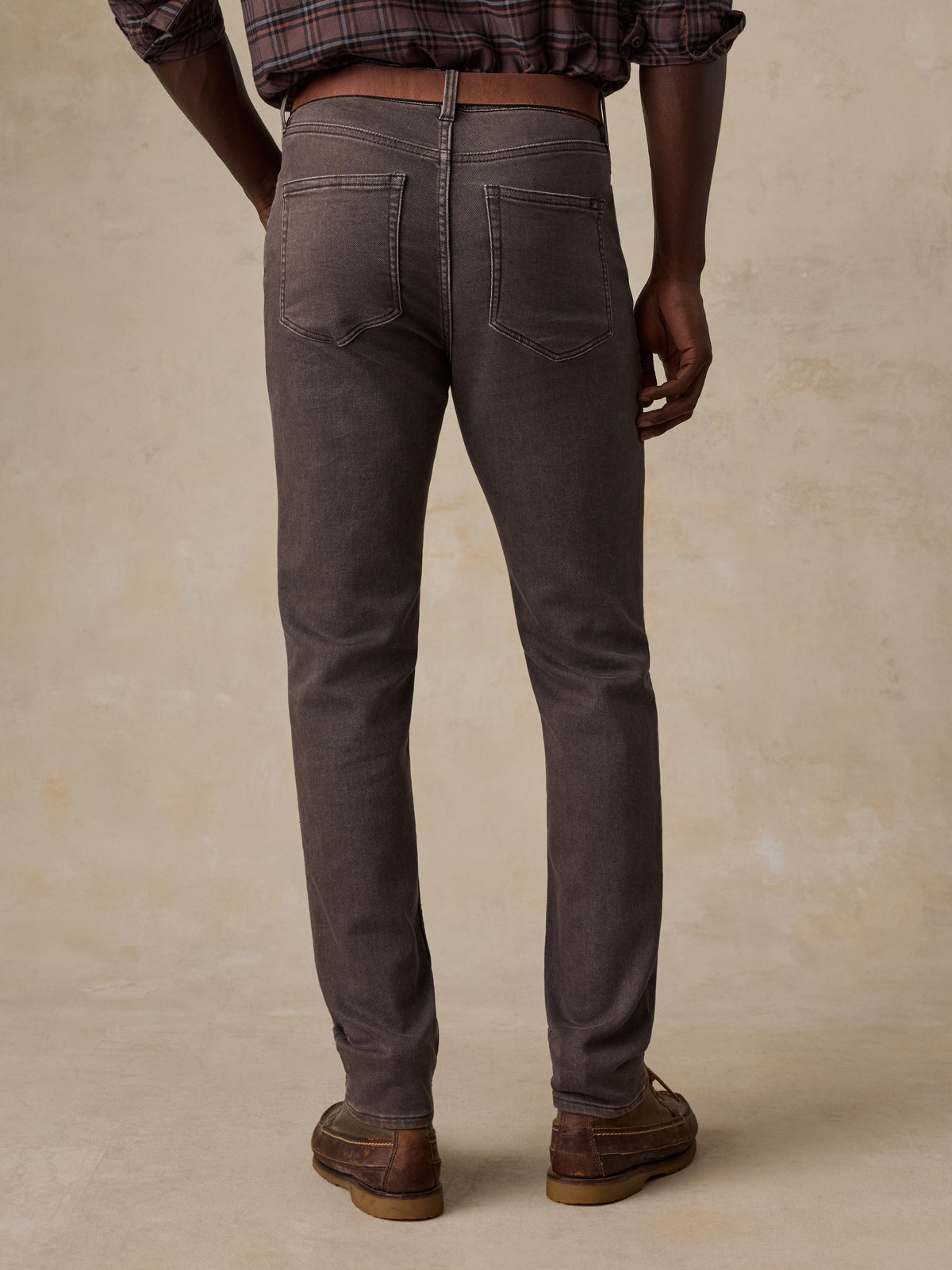 Stretch Terry 5-Pocket Coast Brown