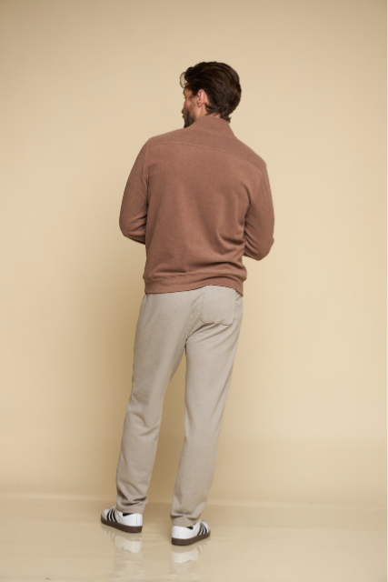 Northend Qtr Zip Cocoa