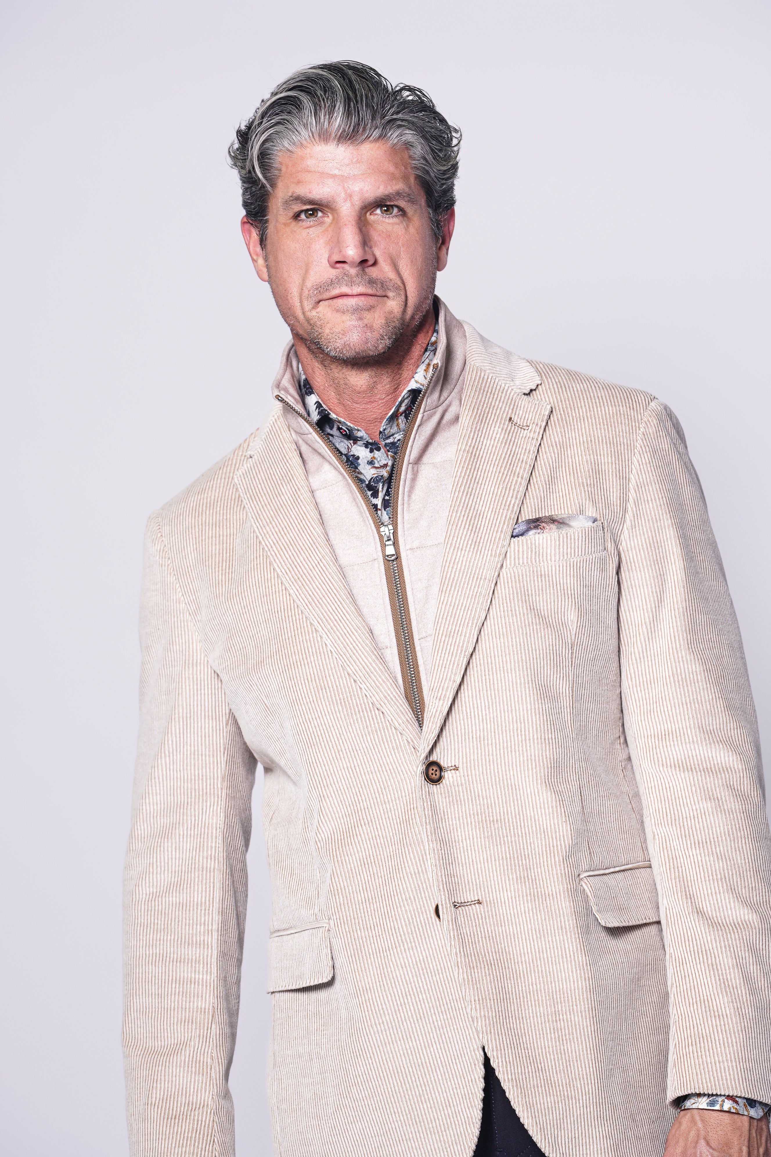 Lorenzo Bib Blazer Beige