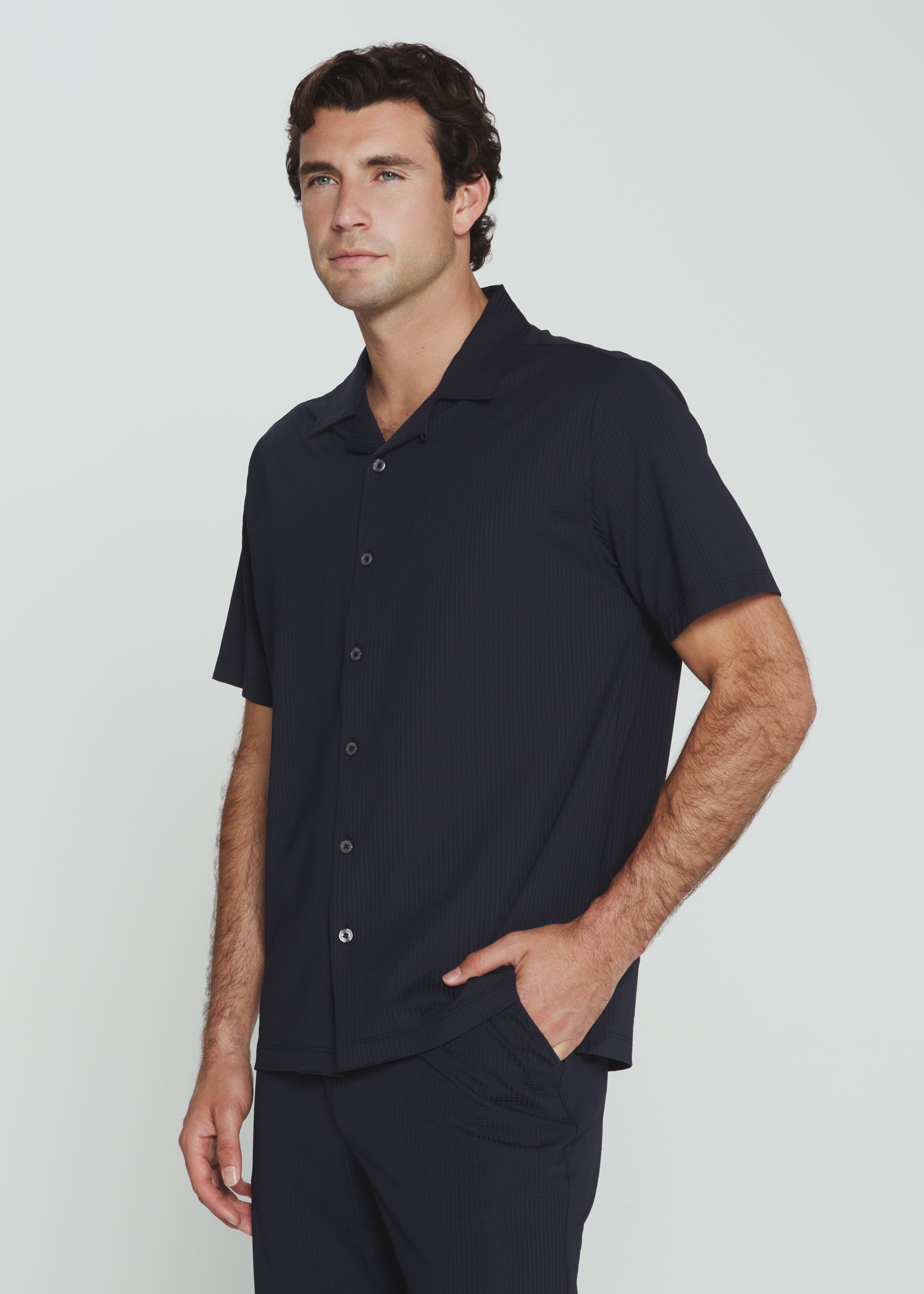 Sutherland Camp Shirt Navy