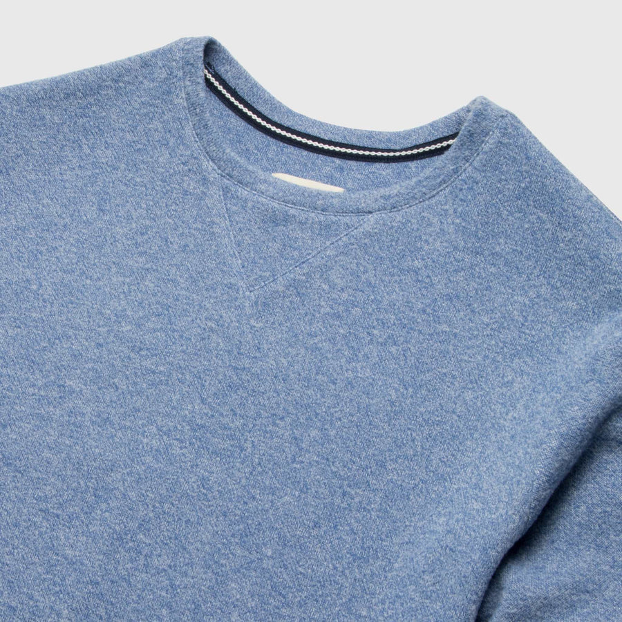 Butch Cashmist Soft Crewneck Blue Heather