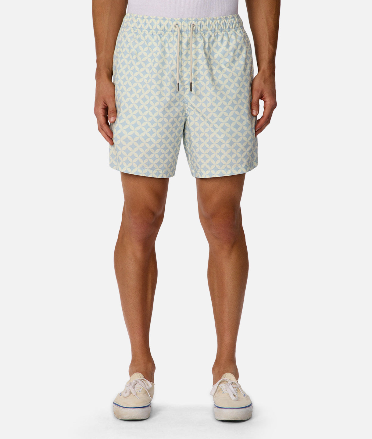 The Caletta Swim Short Blue/Vanilla