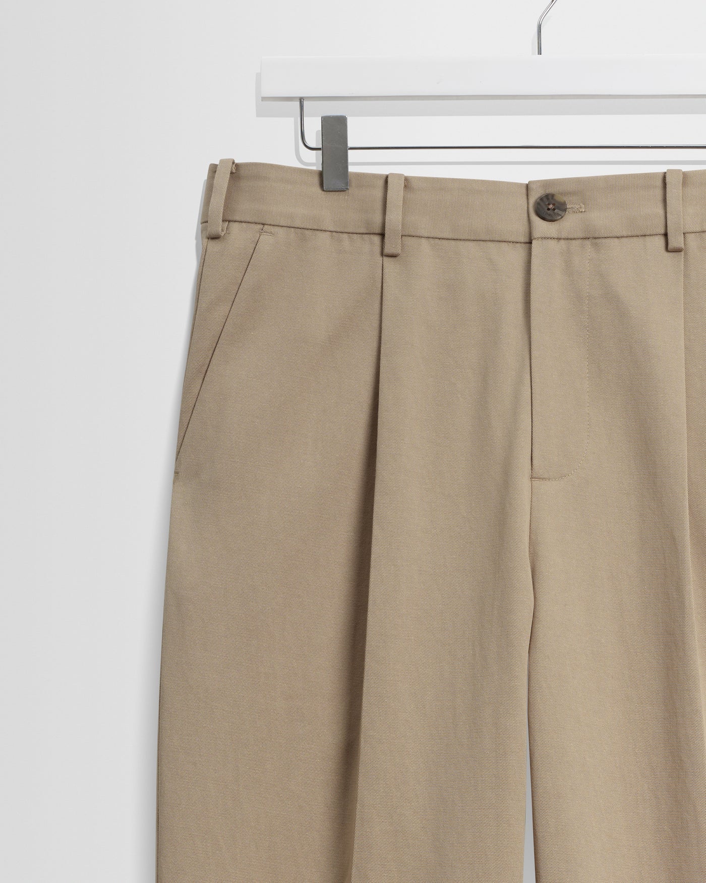 Aubyn Trouser in Cotton Tencel Twill Beige