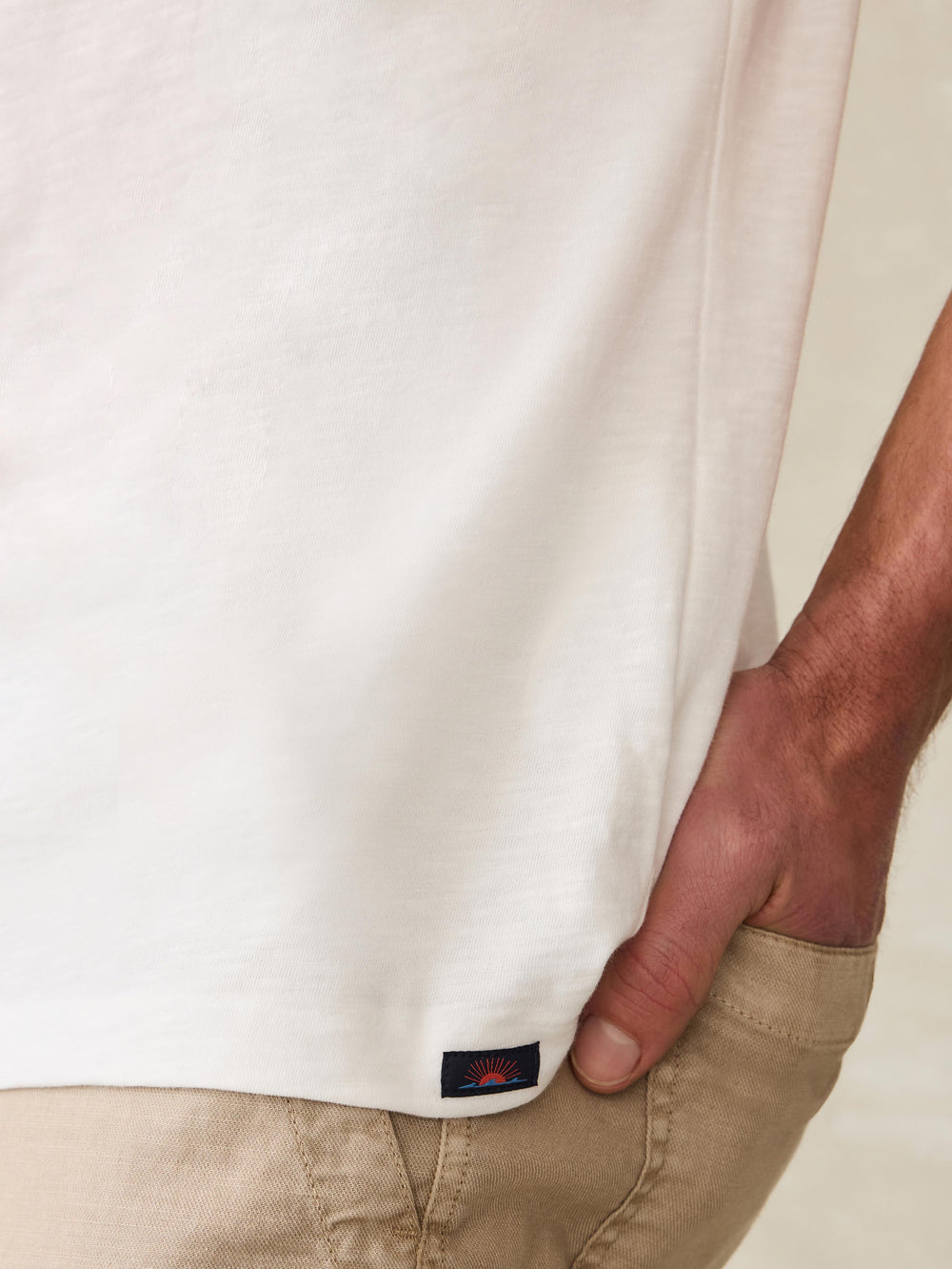 Sunwashed Tee White