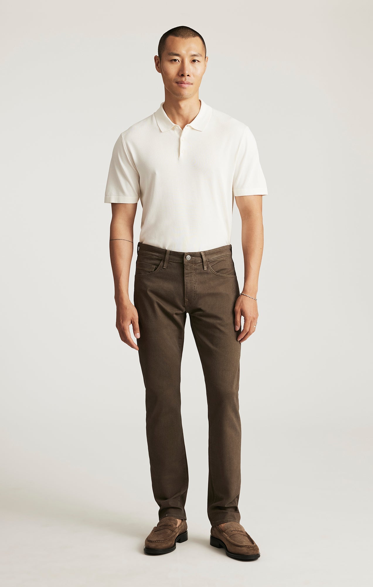 Marcus Slim Straight Leg Brown Athletic