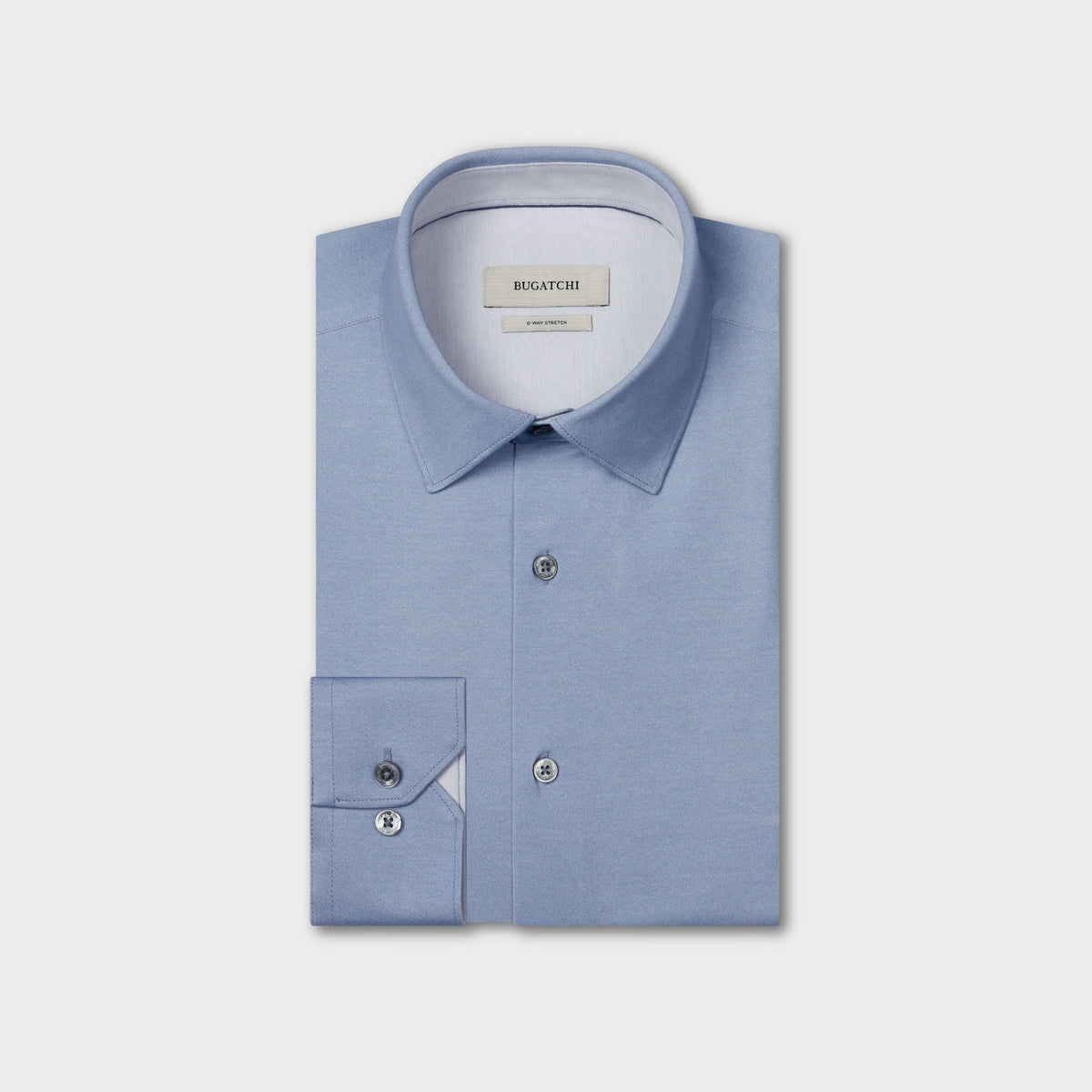 OOOHCotton Jimmy Long Sleeve Shirt Steel
