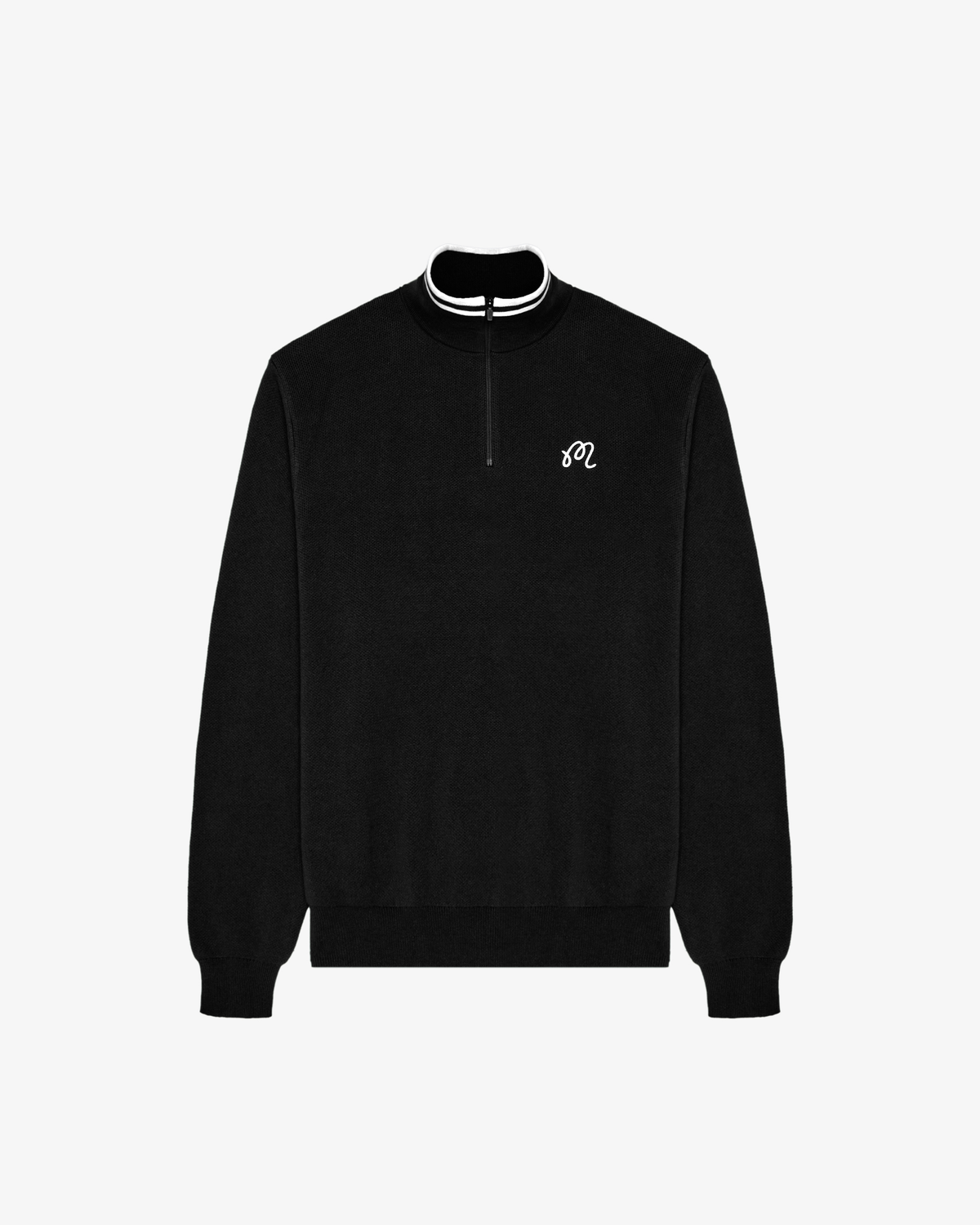 Sorrel Quarter Zip Sweater Black