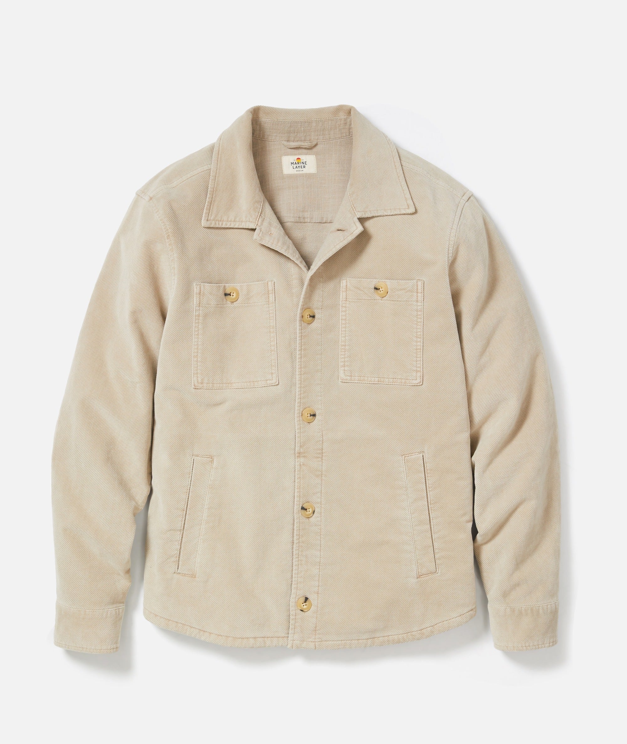 Max Moleskin Overshirt Taupe