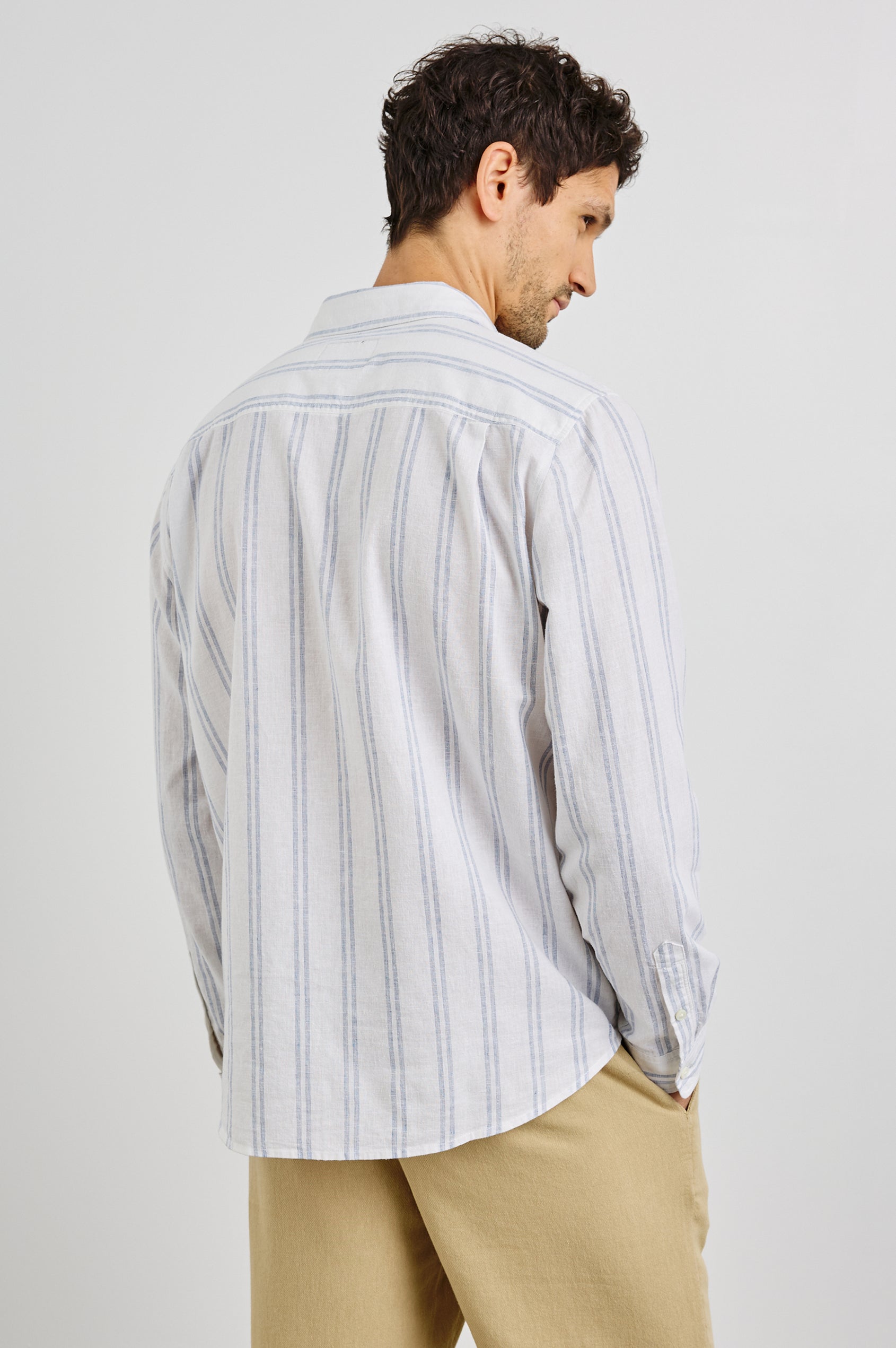 Clyde Shirt White Azure