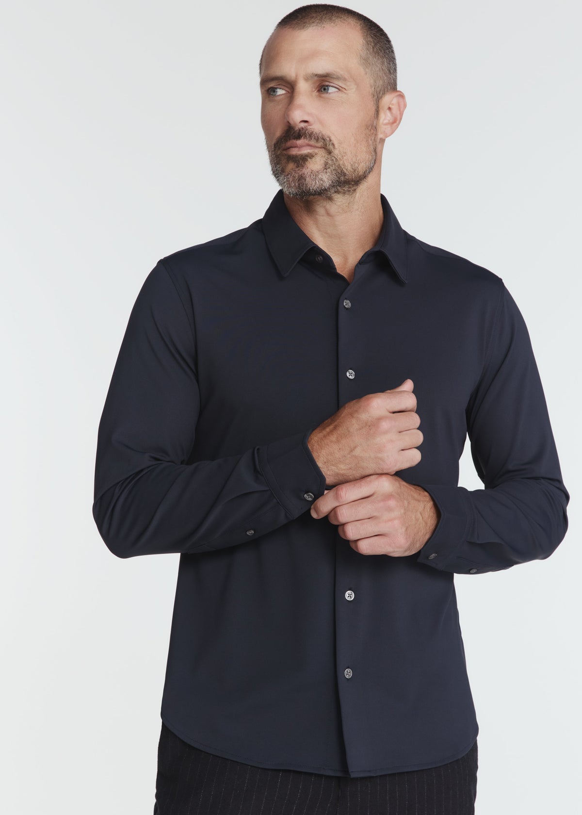 Sterling Long Sleeve Shirt Navy
