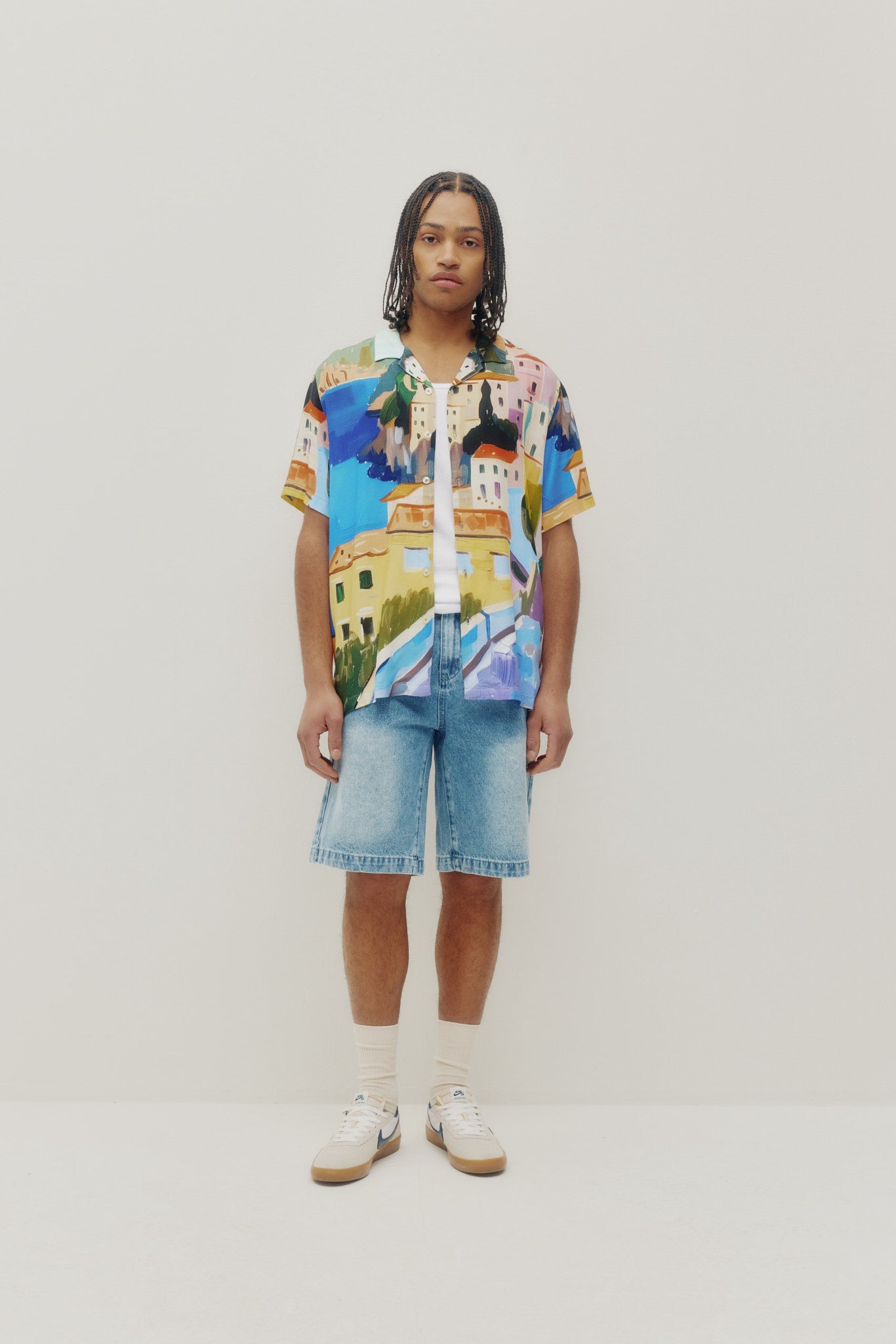 Beach Button Down Shirt Amalfi