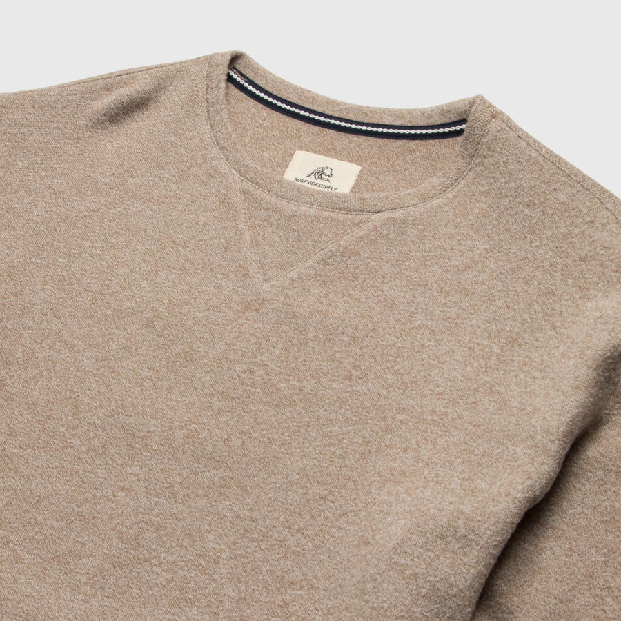 Butch Cashmist Soft Crewneck Camel Heather