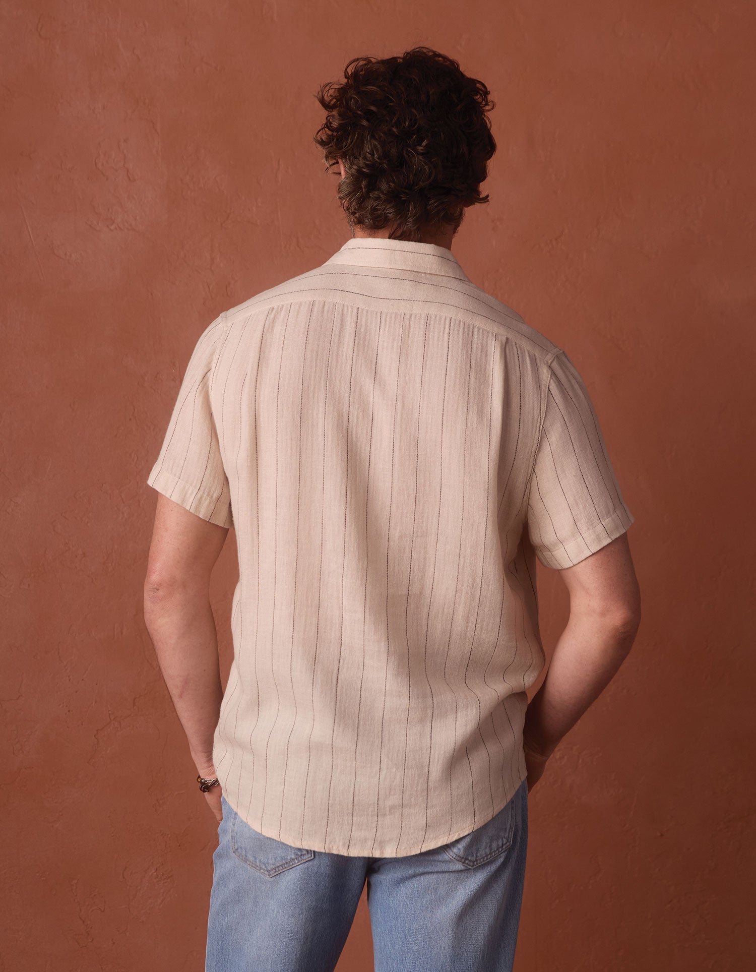 Freshwater Stripe Everyday Shirt Barolo