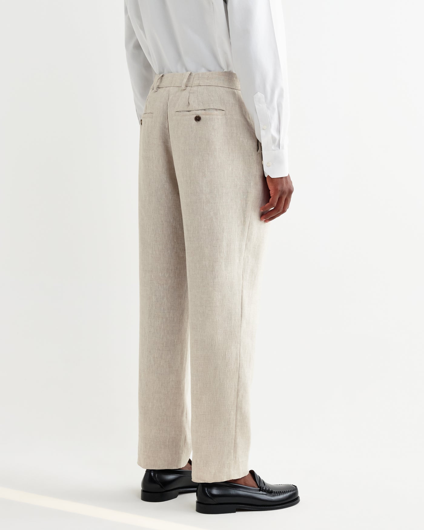 Aubyn Trouser in Linen Natural