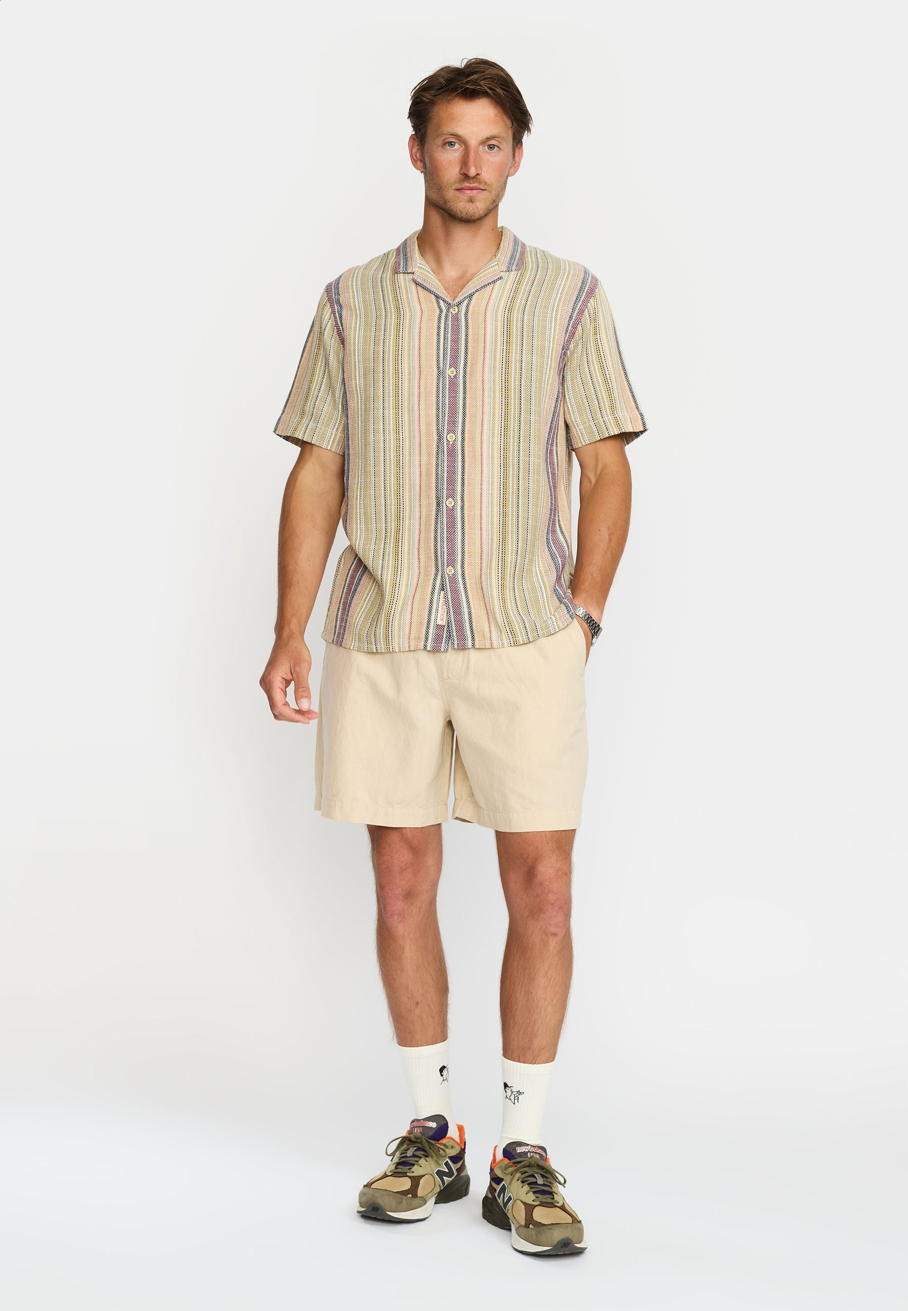Short-Sleeved Cuban Shirt Army