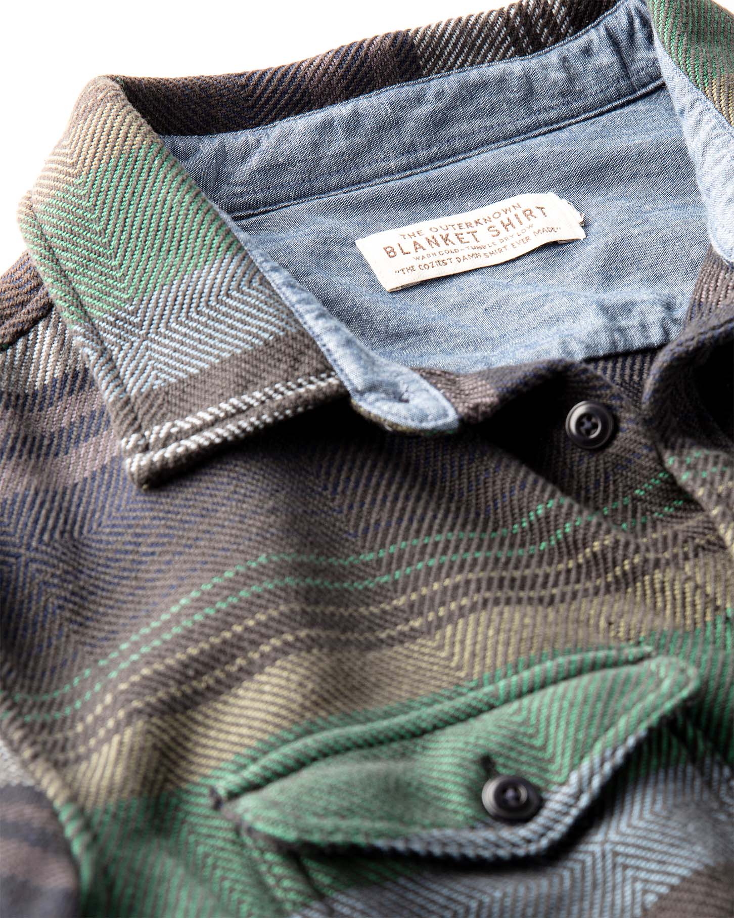 Blanket Shirt Forest Sonoran Stripe