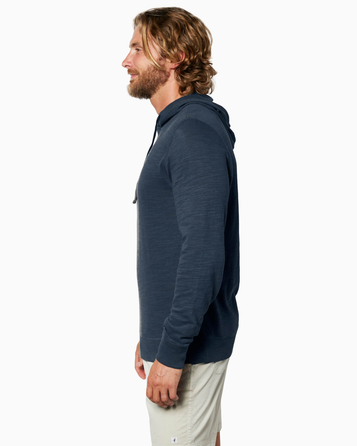 Surf Slub Hoodie Navy
