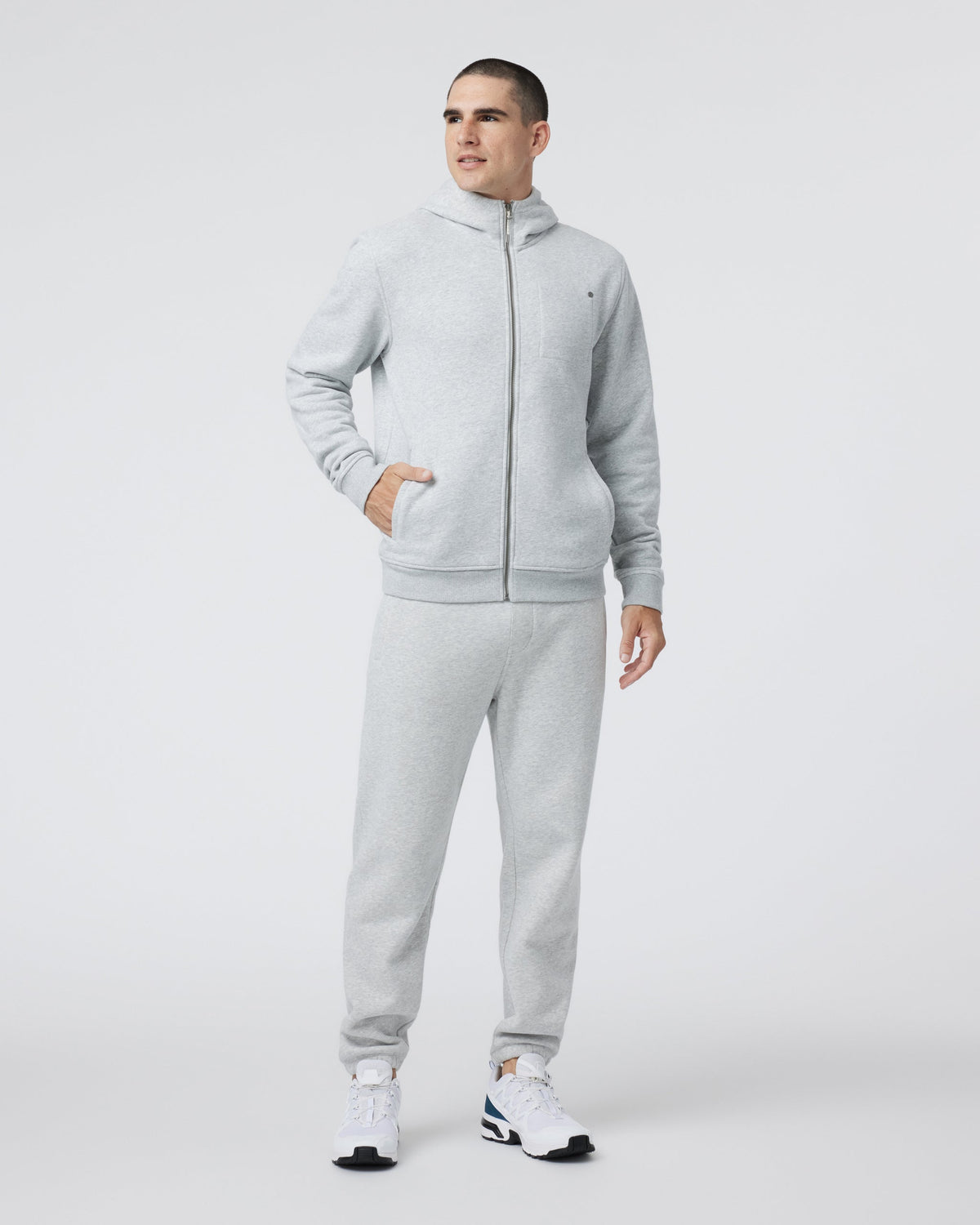 Seaside Sweatpant - Relaxed Light Heather Grey