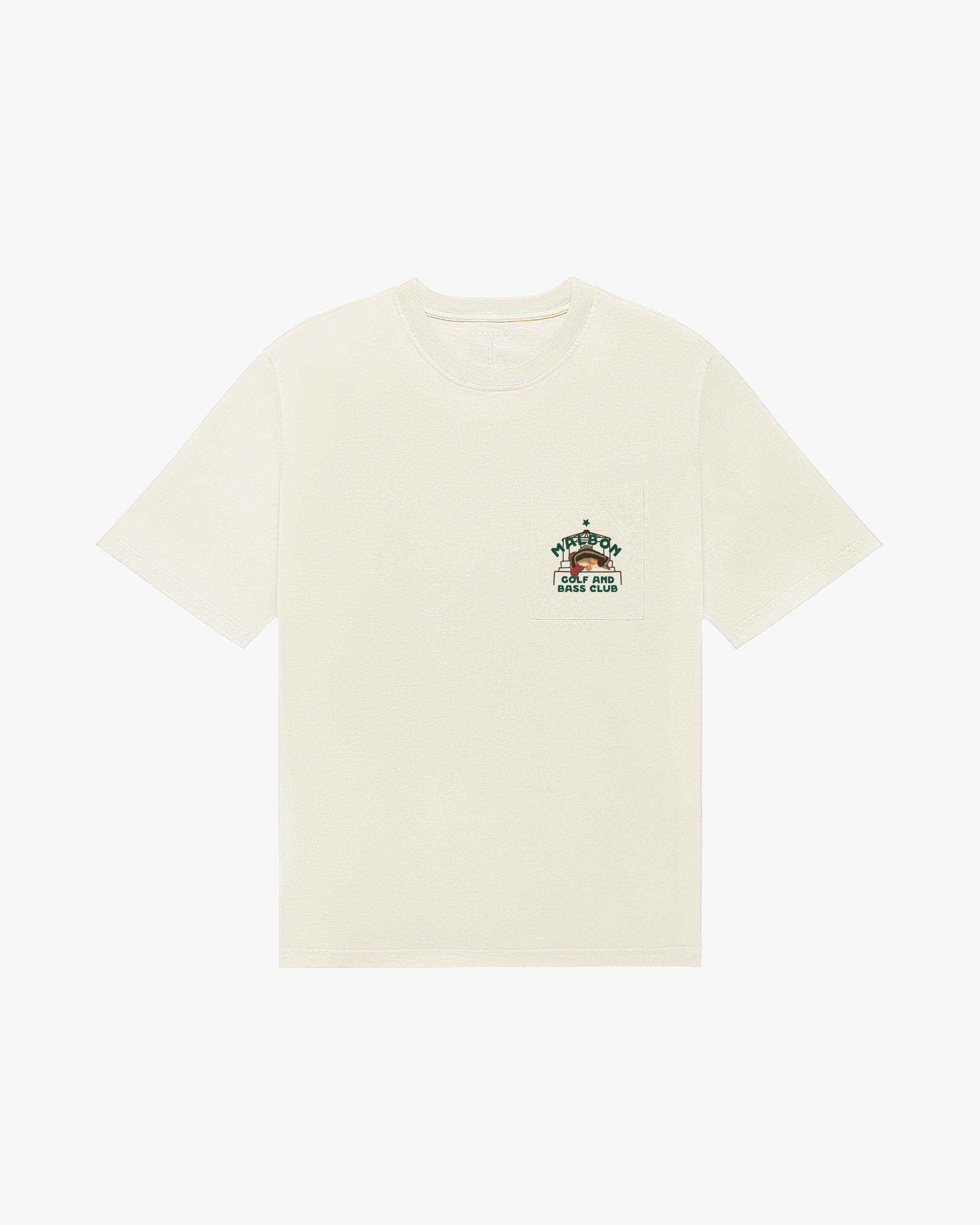 Vista Bass Club Tee Ivory