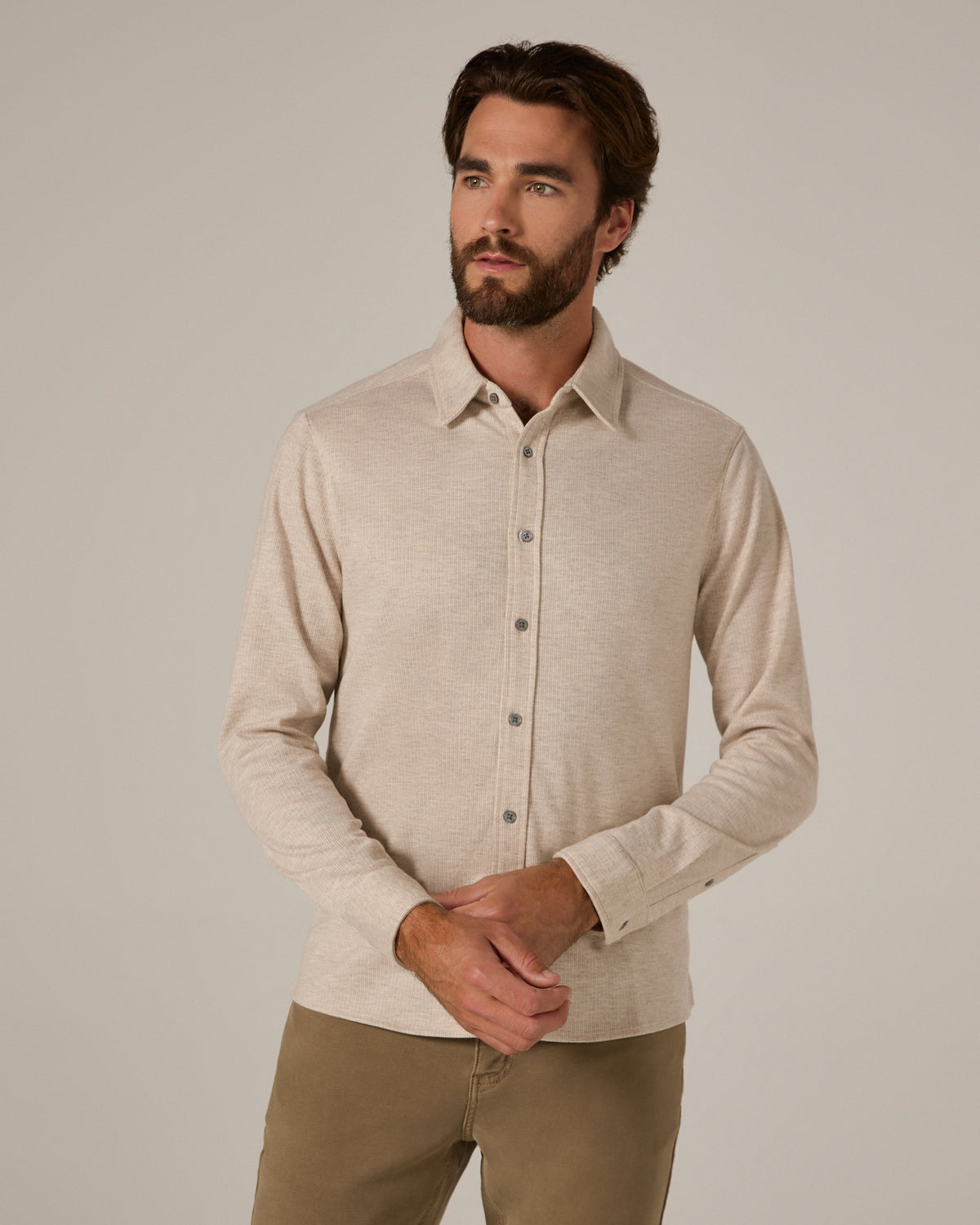 Generation Knit Shirt Beige