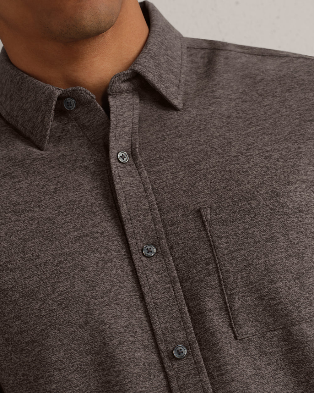WFH Shirt Foggy Taupe Heather