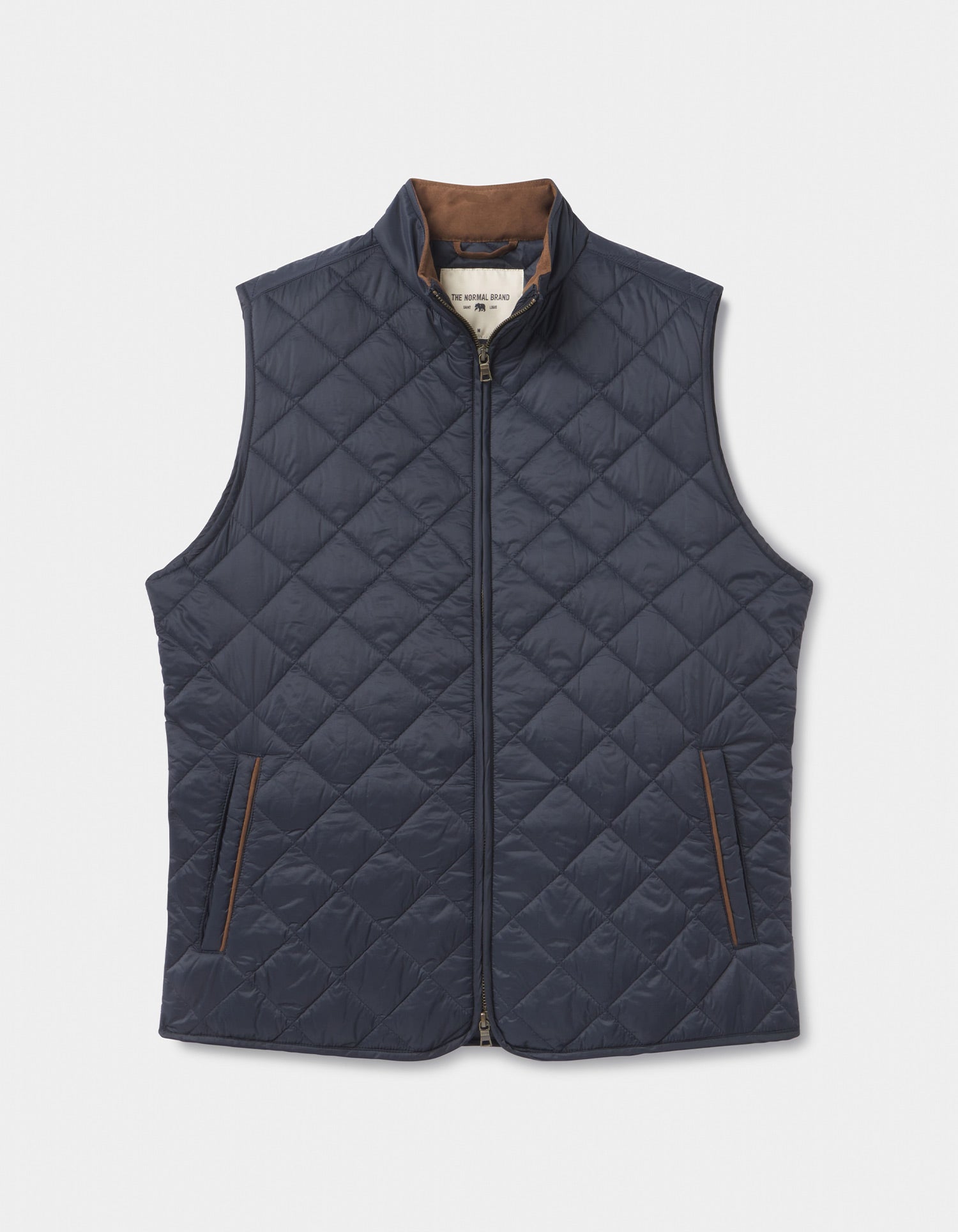 Quilted Liner Vest Navy