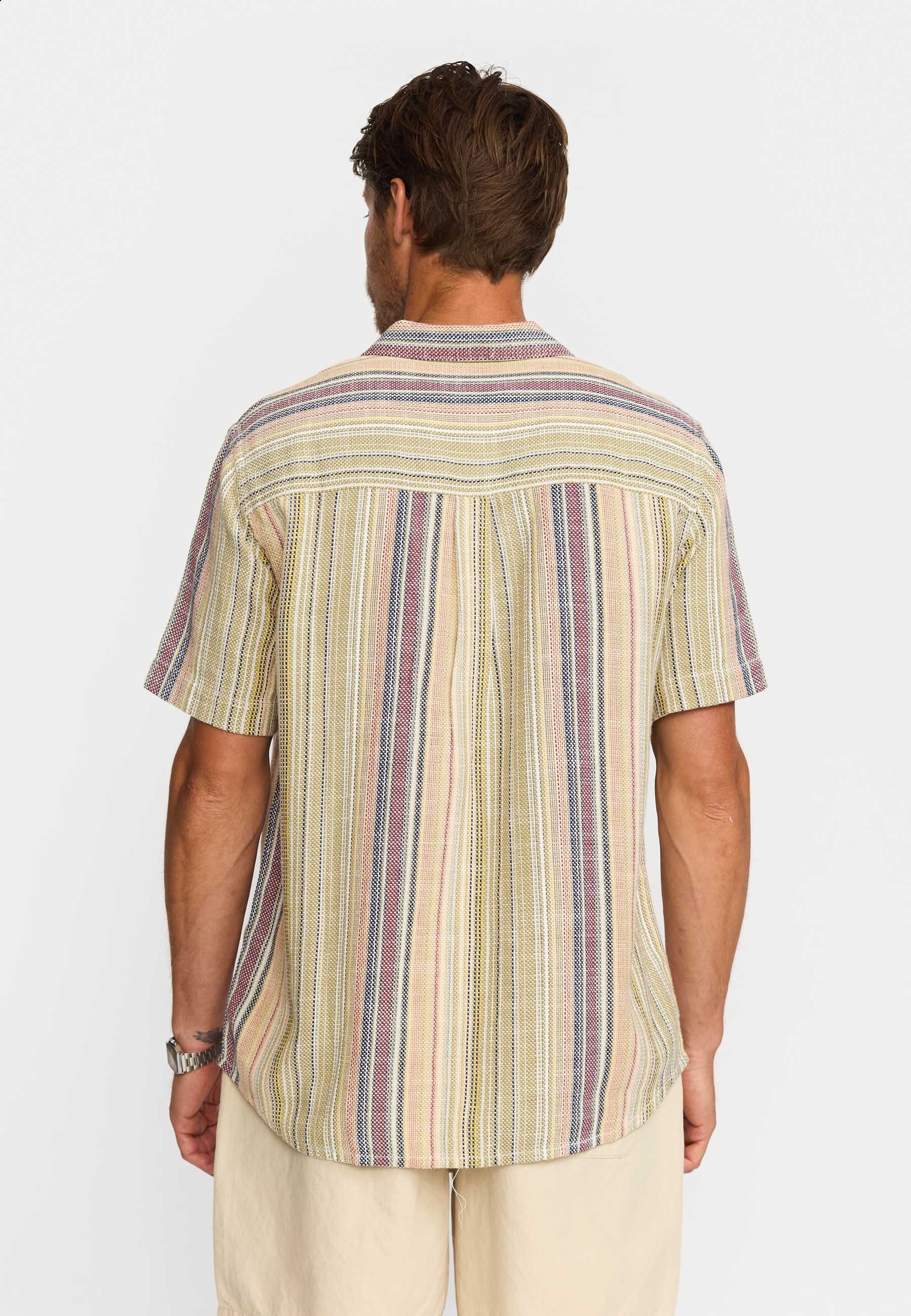 Short-Sleeved Cuban Shirt Army