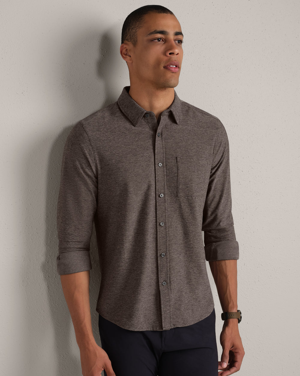 WFH Shirt Foggy Taupe Heather