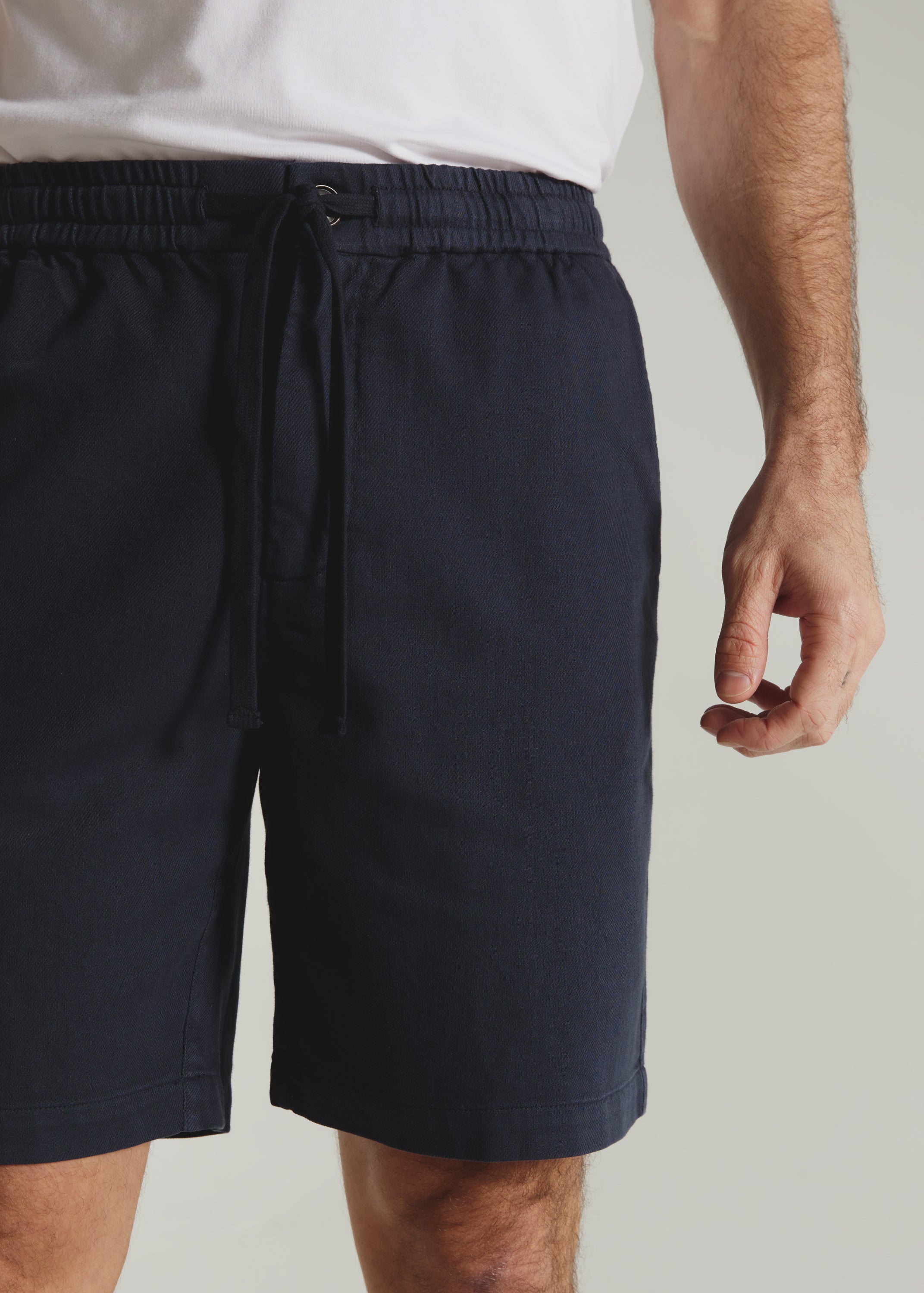 Laguna Linen Pull-On Short Navy