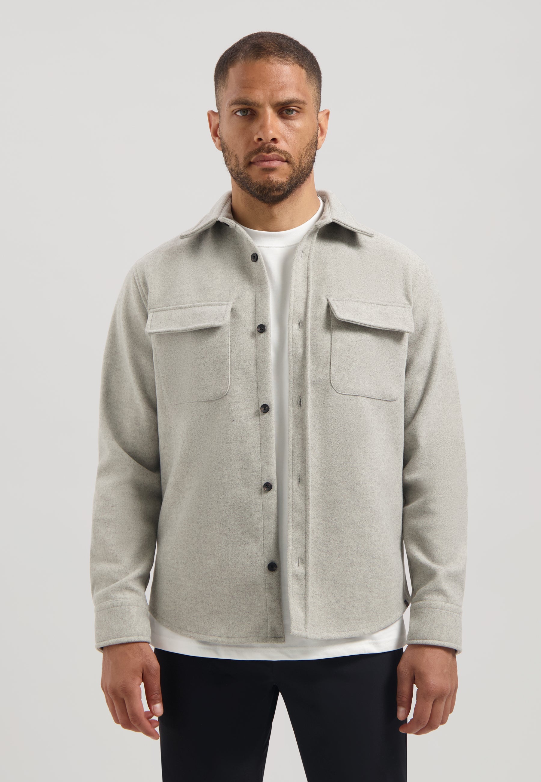 Ulrik Overshirt Ghost Grey