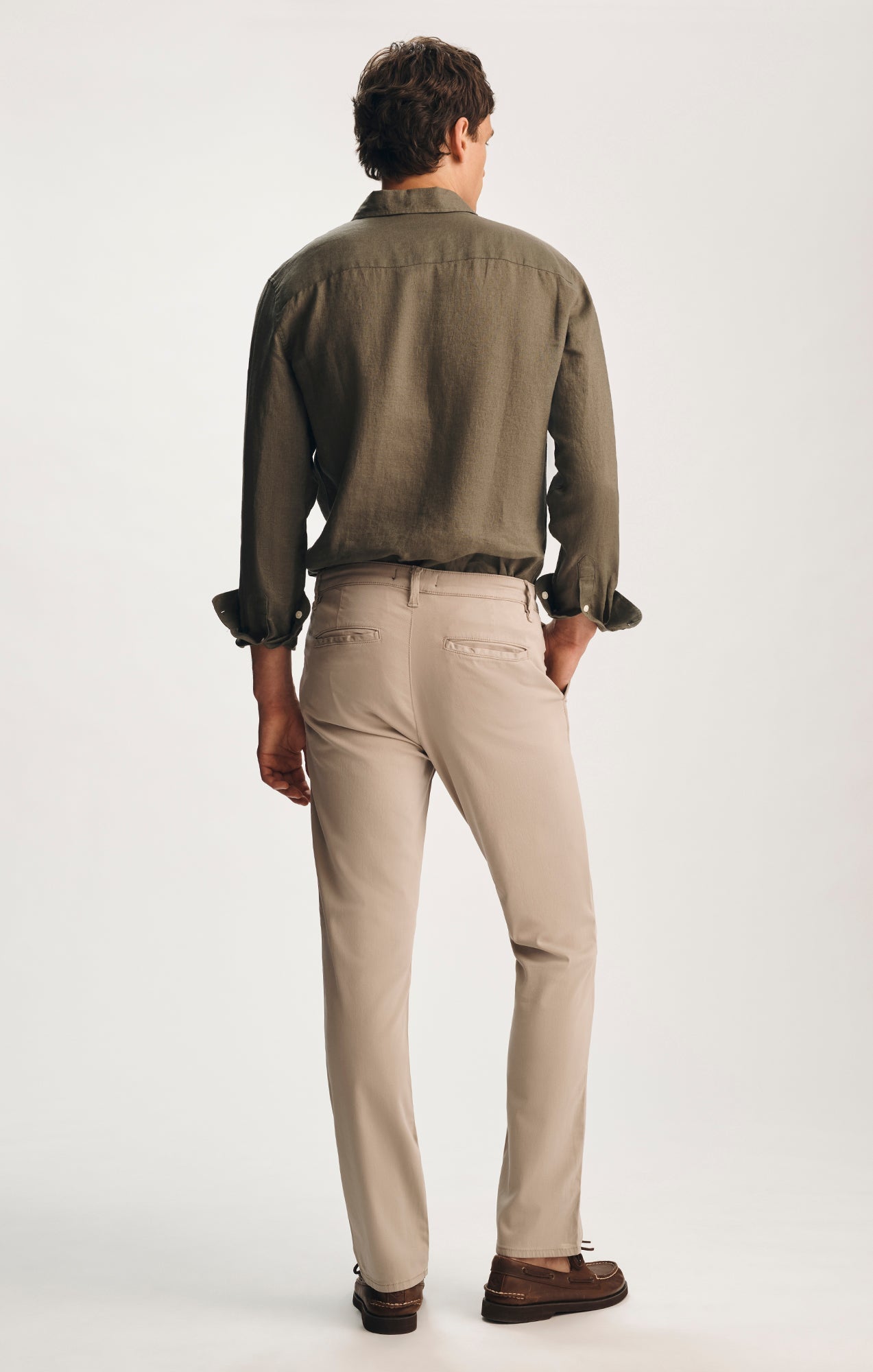 Will Pleated City Trouser Nature