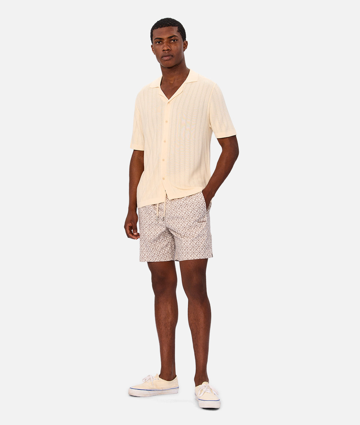 The Caicos Swim Short Brown Combo