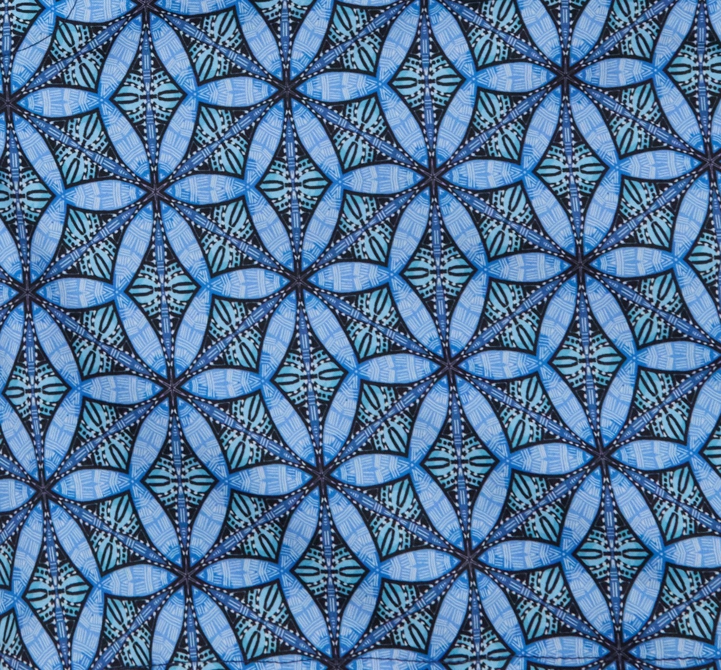 Dragon Pool Swim Short Tribal Blue