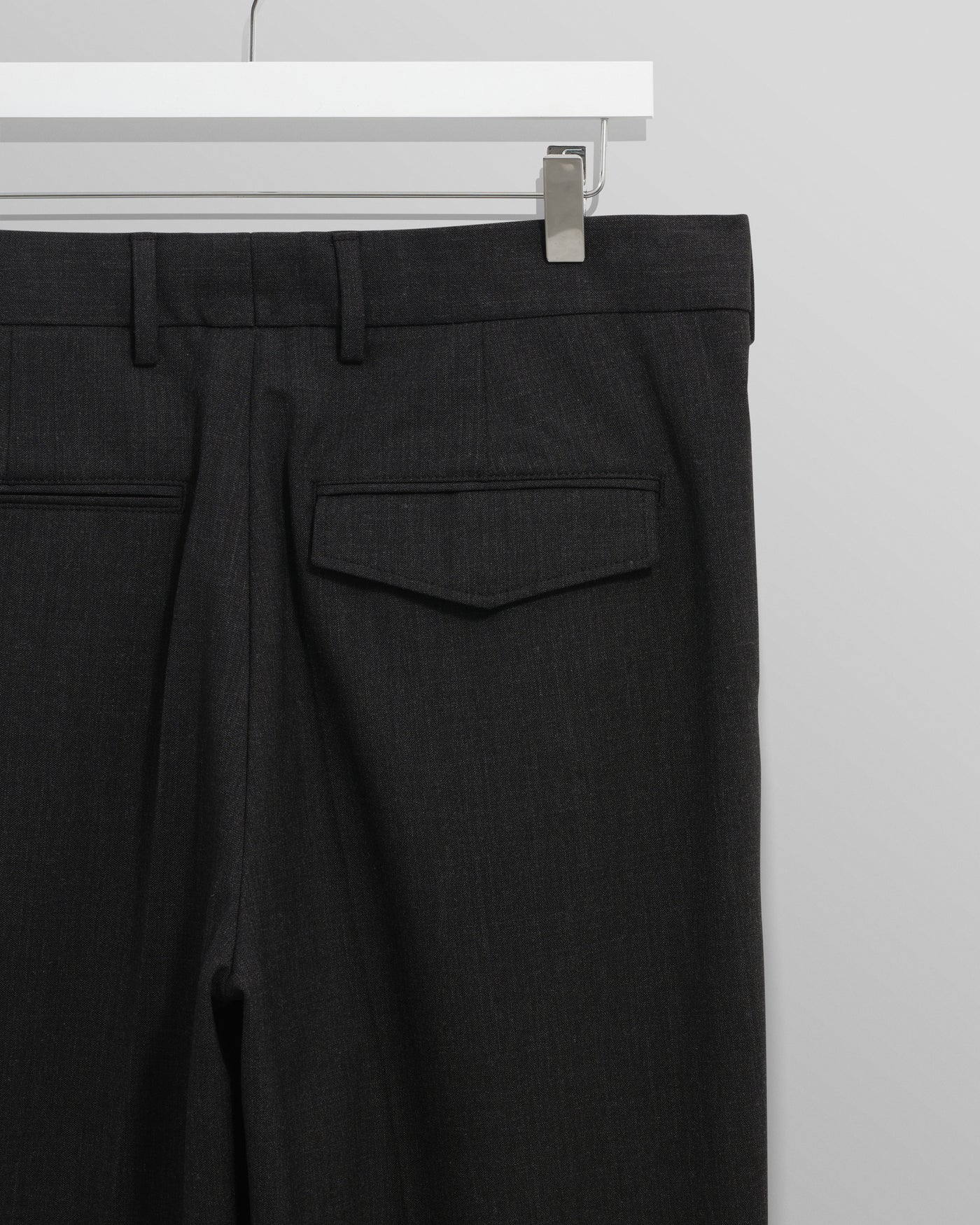 Aubyn Trouser - Wool Blend Twill Charcoal