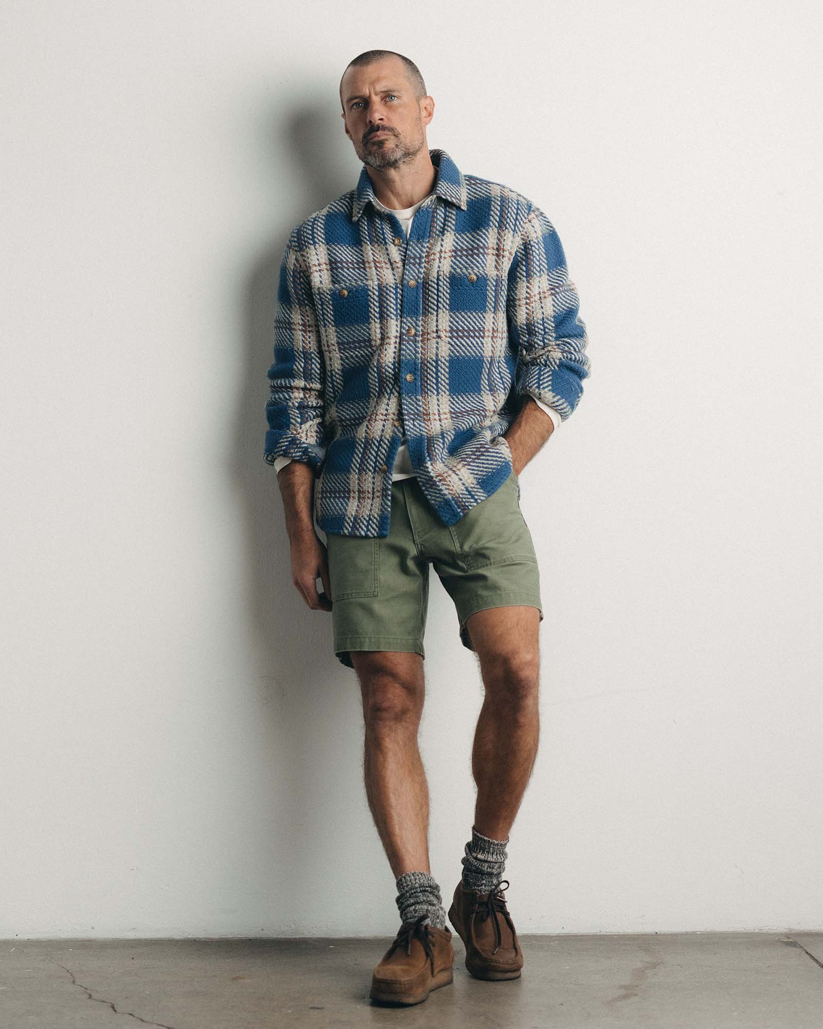 The Cutter Overshirt Ocean Plaid