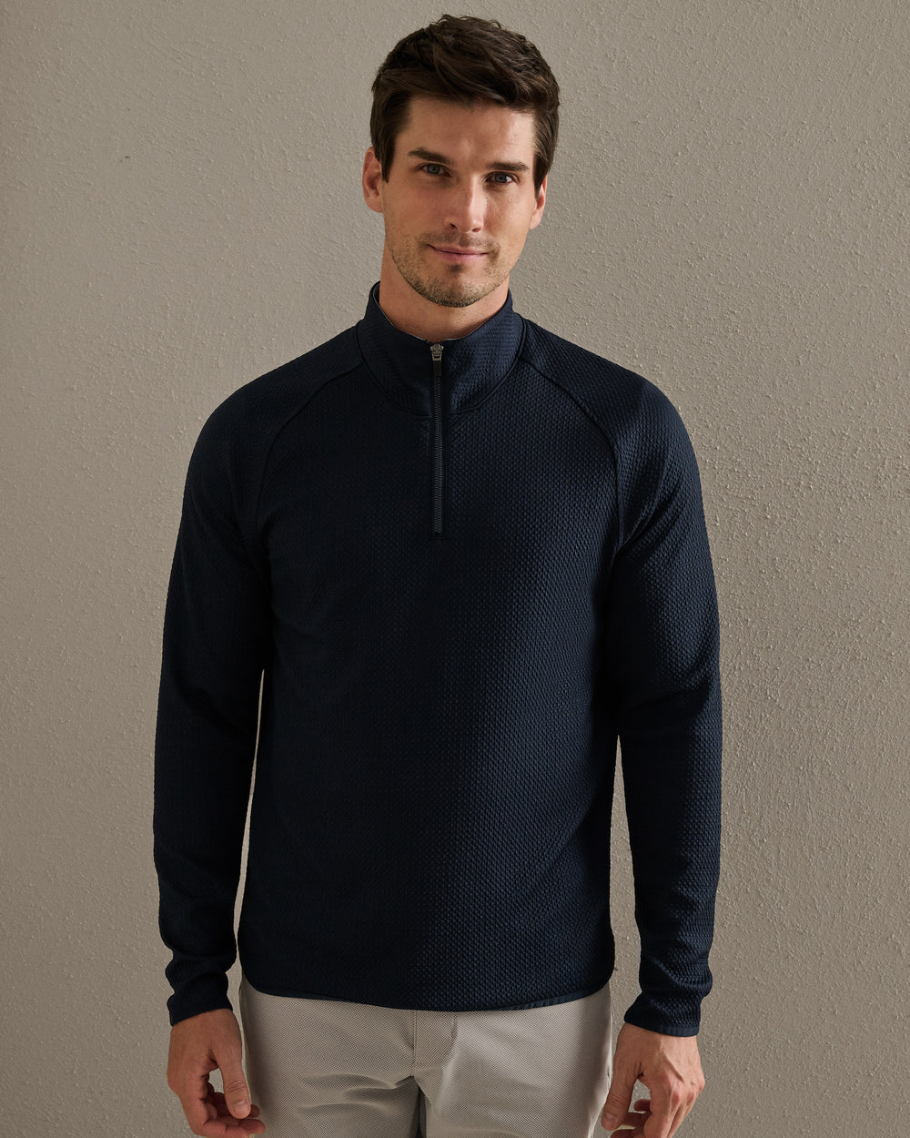 Founder's Golf Quarter Zip True Navy