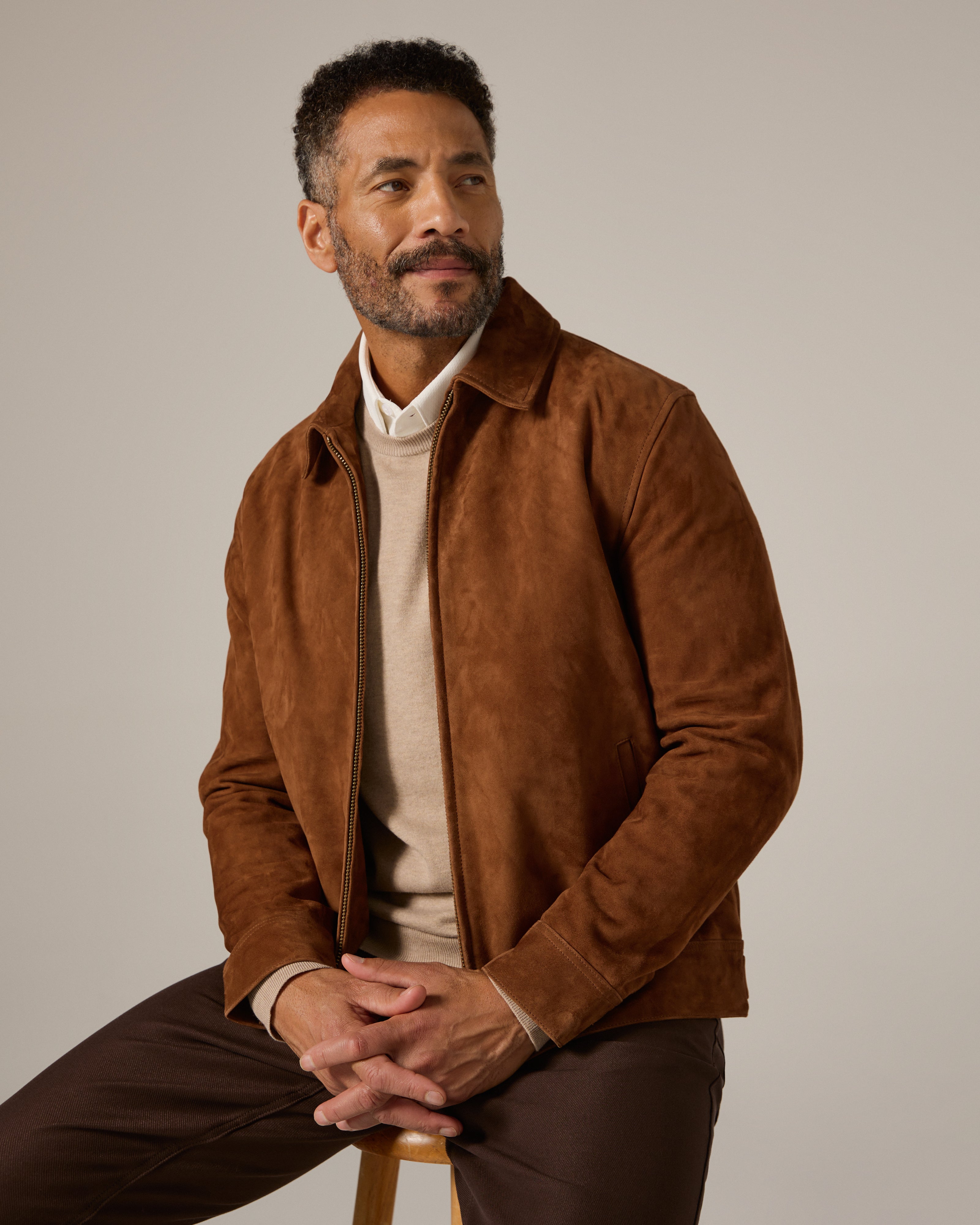 Outback Suede Jacket Brown